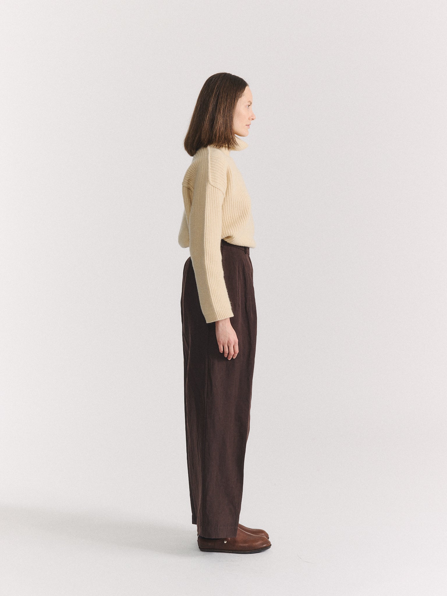 COCO PANT - DRY WOOL - BUNGA