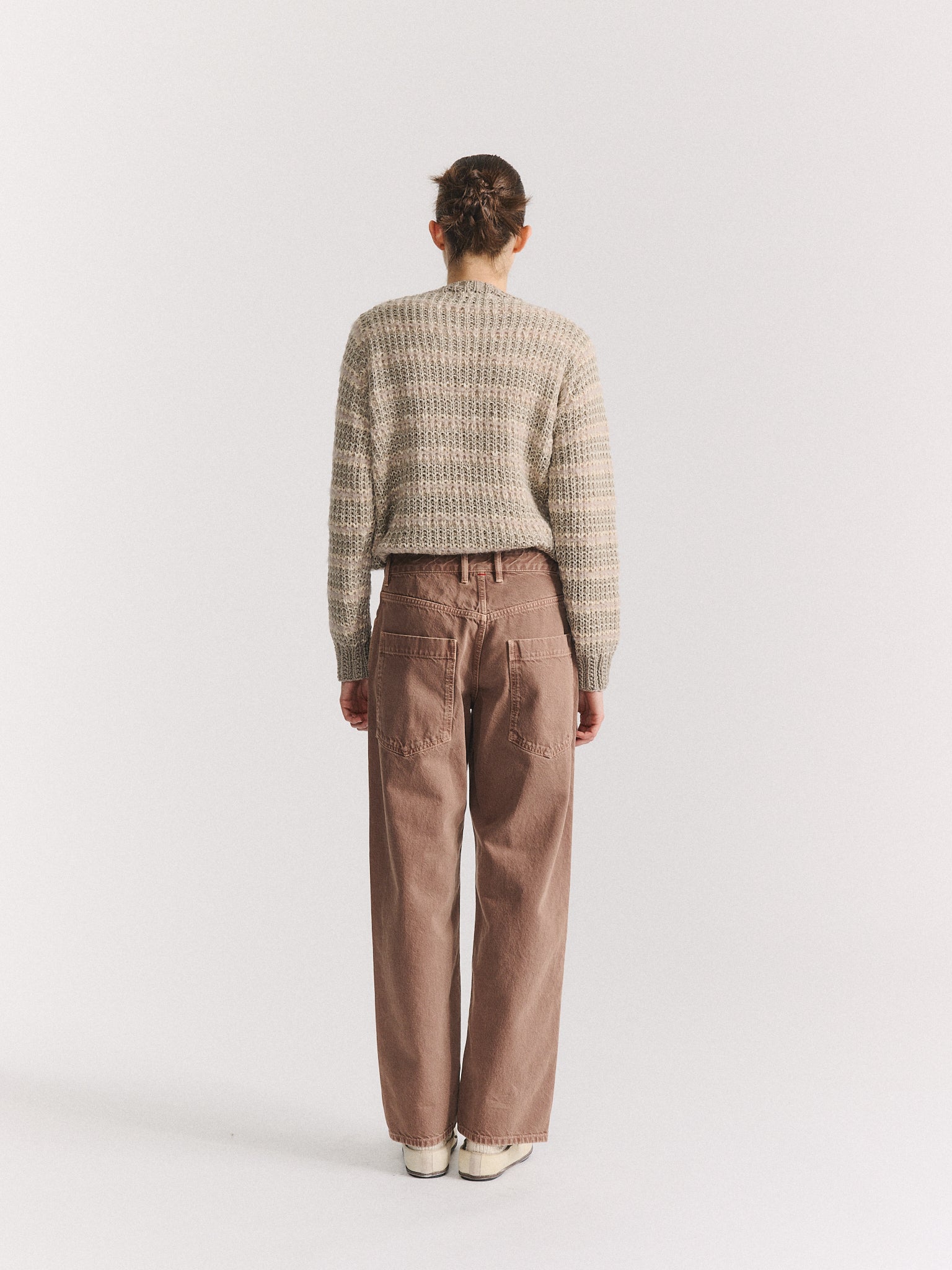PAULO PANT - H DENIM - MUSHROOM
