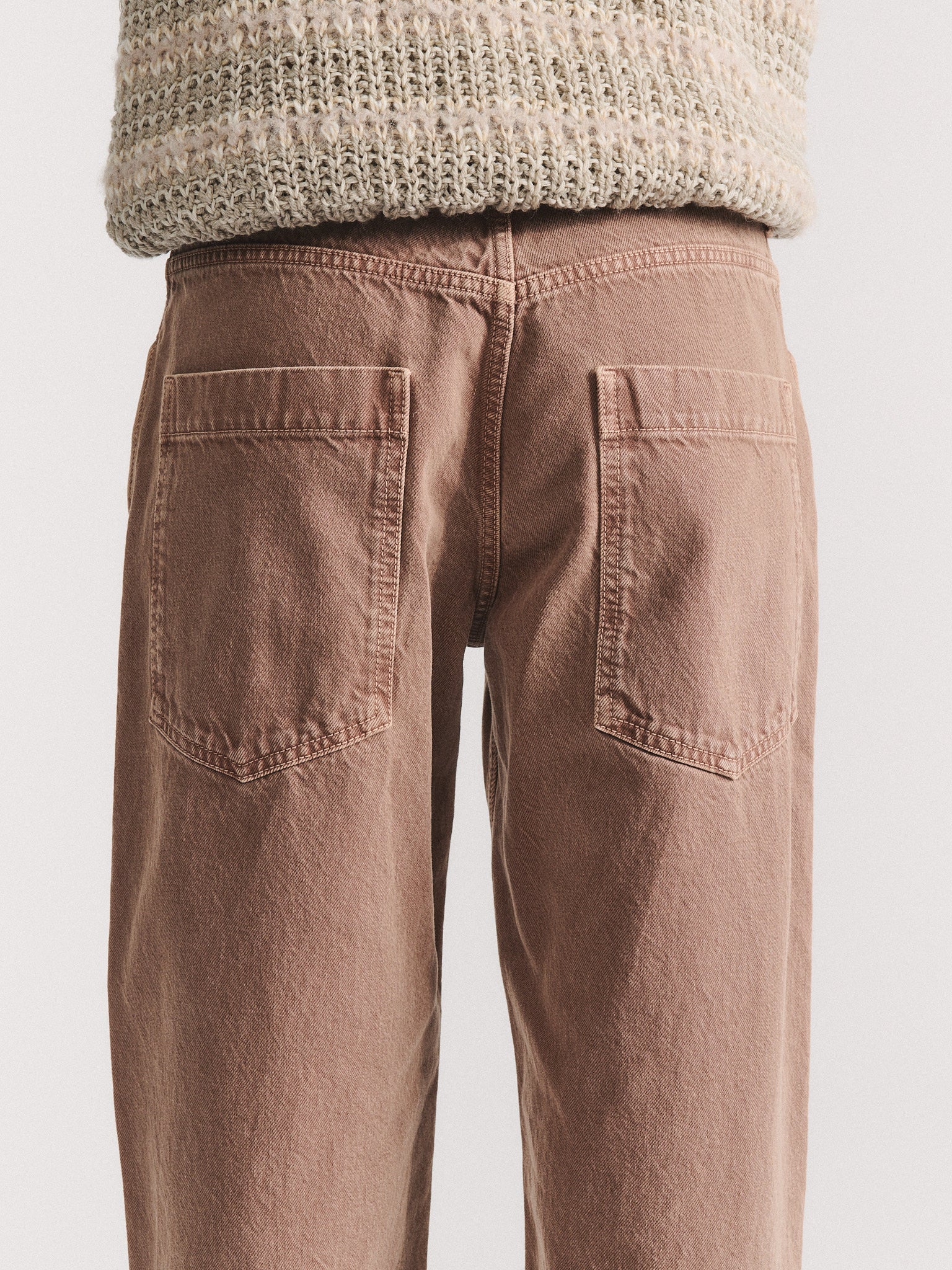 PAULO PANT - H DENIM - MUSHROOM
