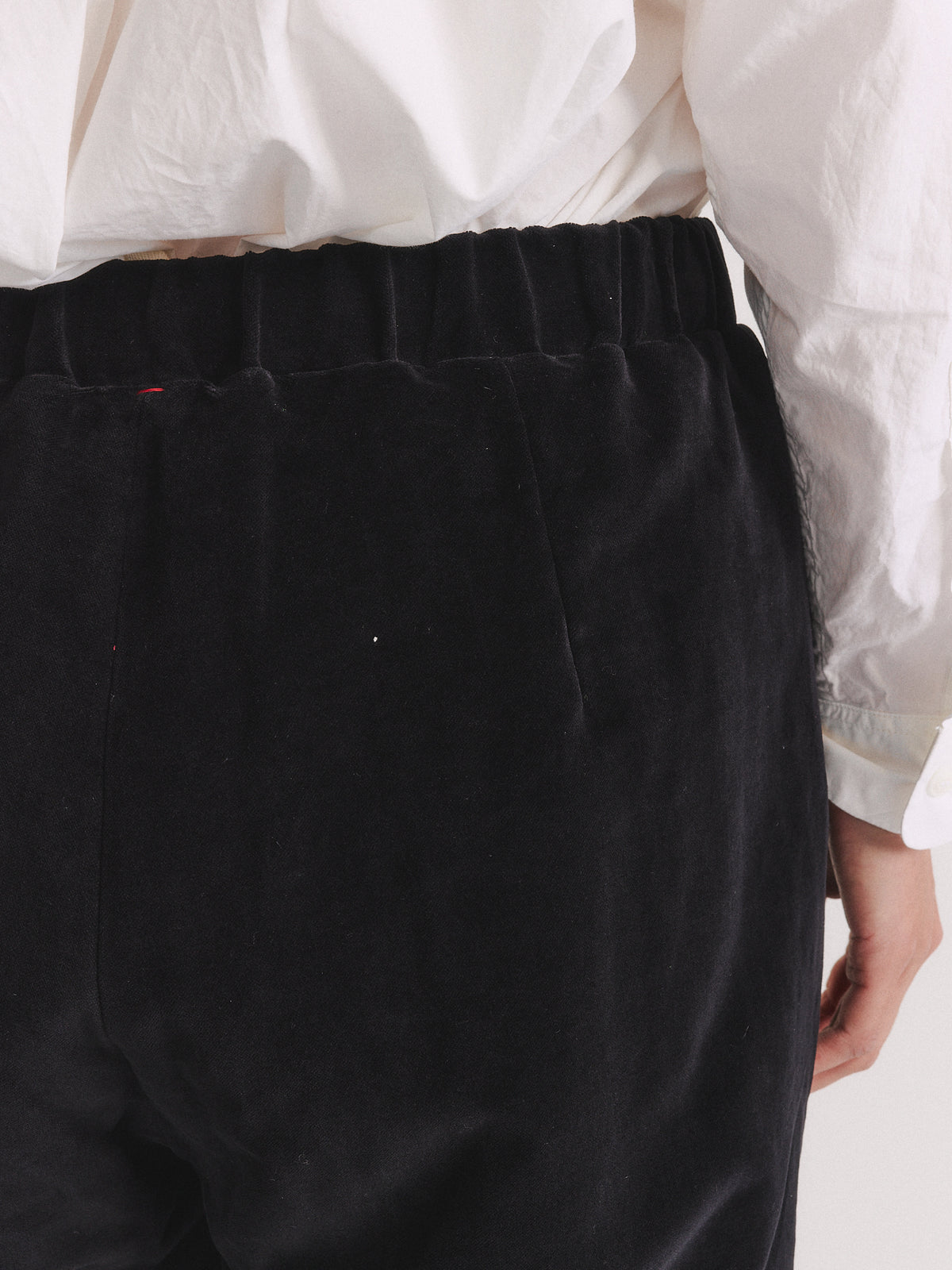 PANTALON LONG CHASSE - MID VELVET - NOIR