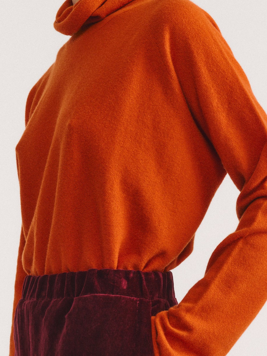 CHIMNEY SEAMLESS JUMPER - CASH - ORANGE