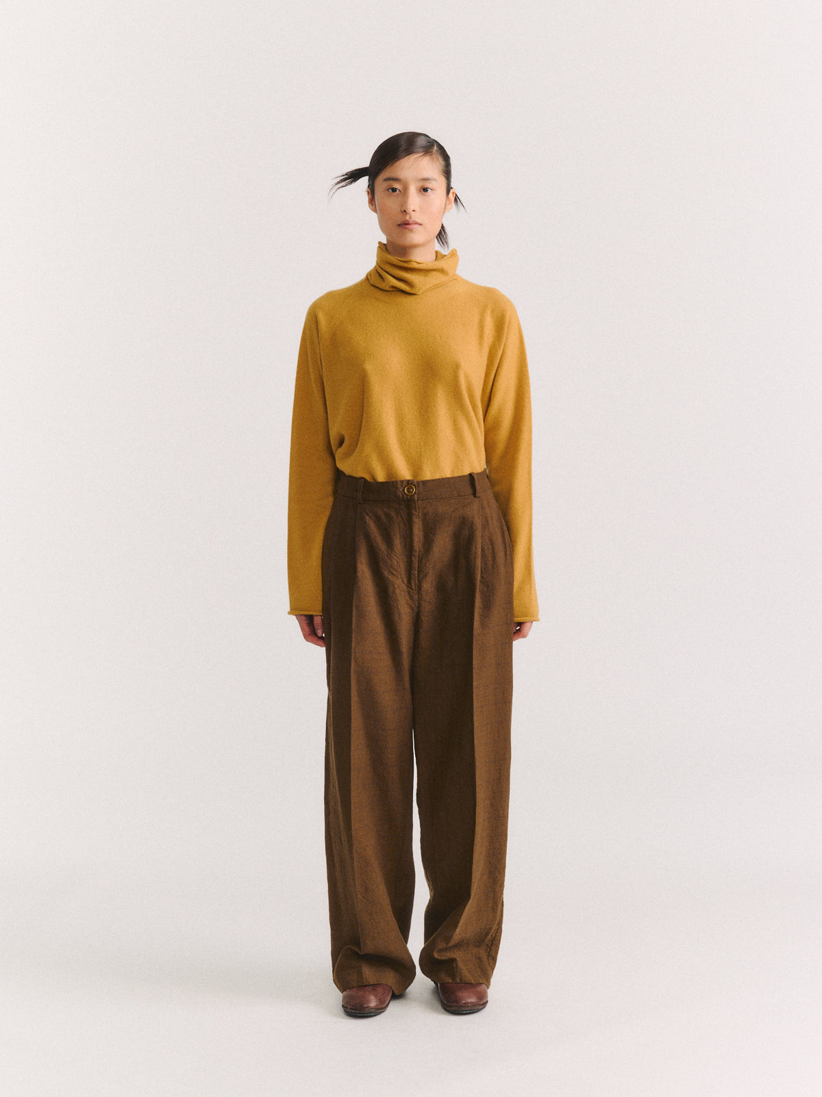 SIENNA PANT - WASHED WOOL - AS IS
