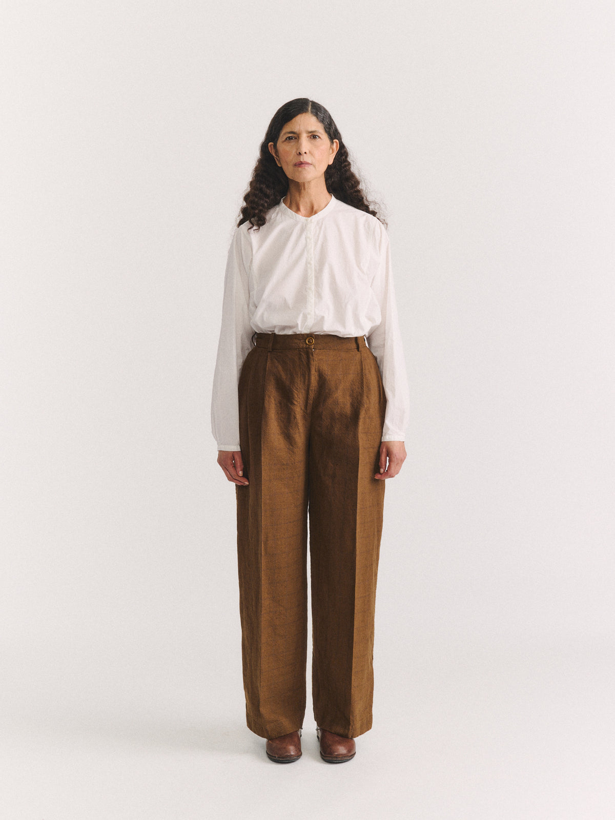 SIENNA PANT - WASHED WOOL - AS IS