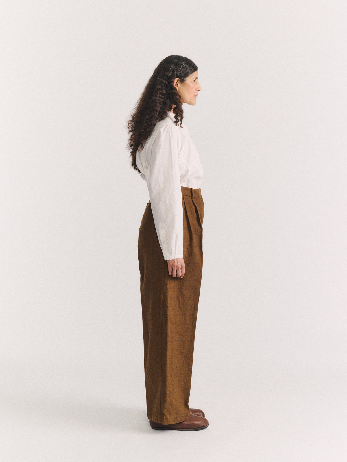 SIENNA PANT - WASHED WOOL - AS IS