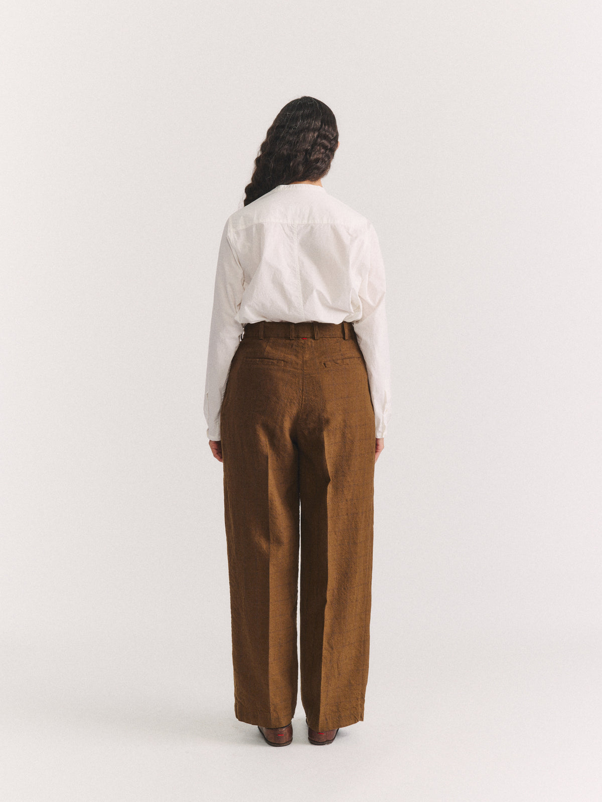 SIENNA PANT - WASHED WOOL - AS IS
