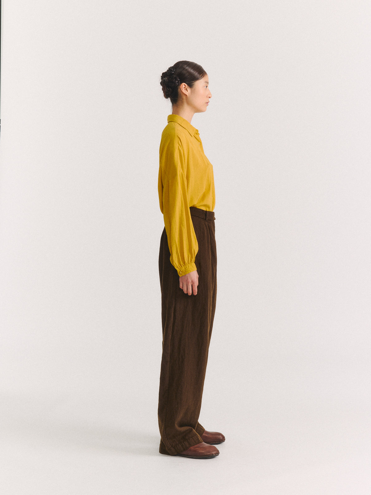 COCO PANT - WOOLIN - BROWN