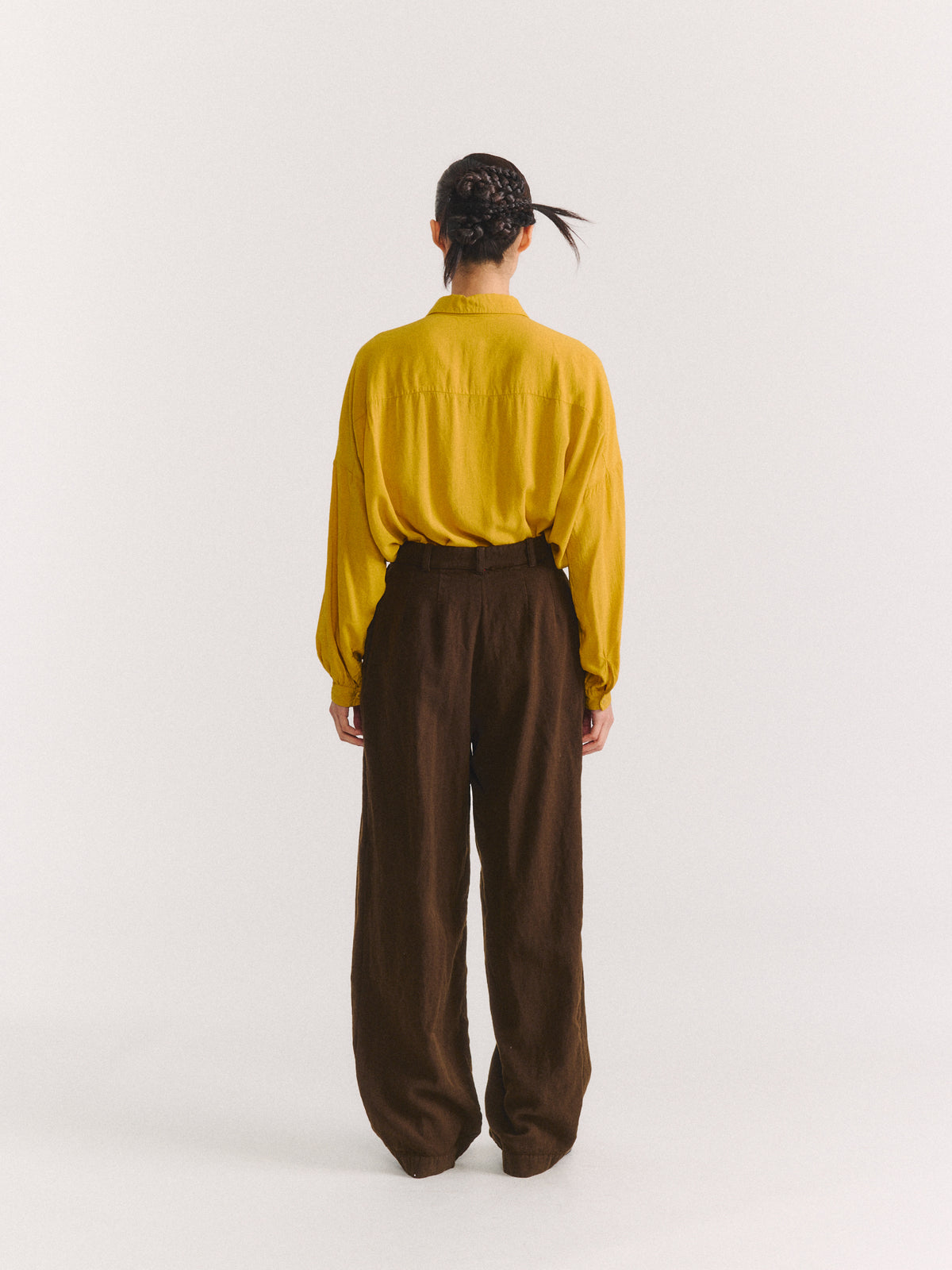 COCO PANT - WOOLIN - BROWN