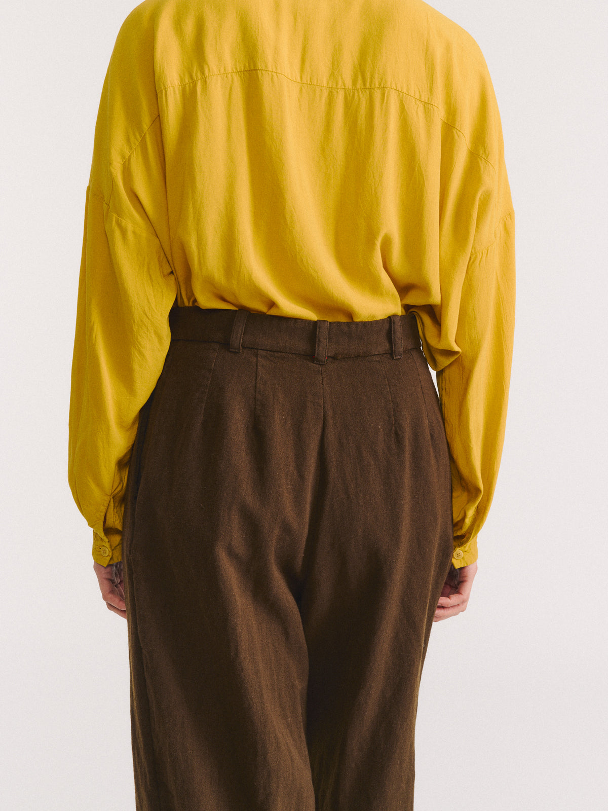 COCO PANT - WOOLIN - BROWN
