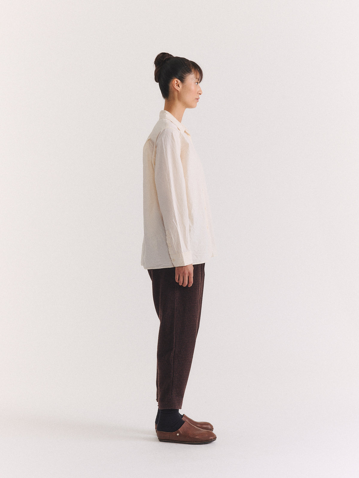 ZWAG PANT - PIN CHECK - BROWN CHECK