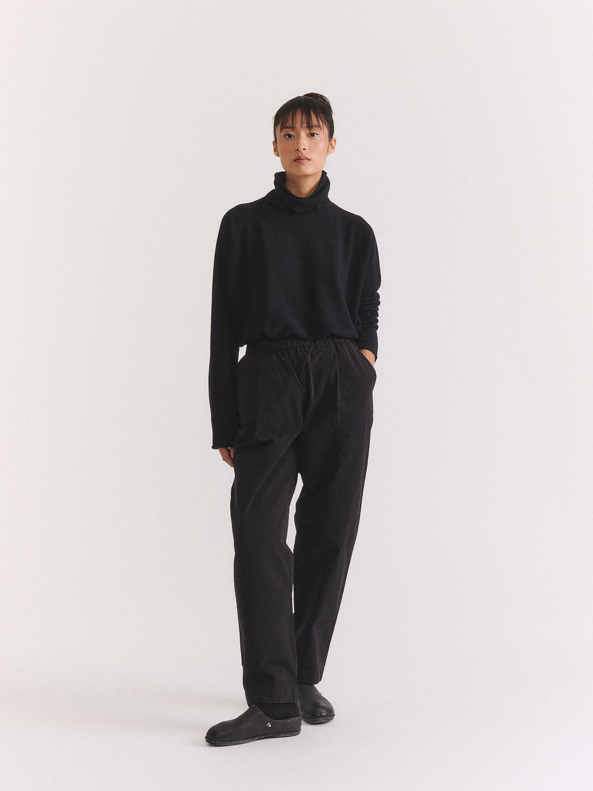 VERGER  PANT - PAPER COT - BLACK