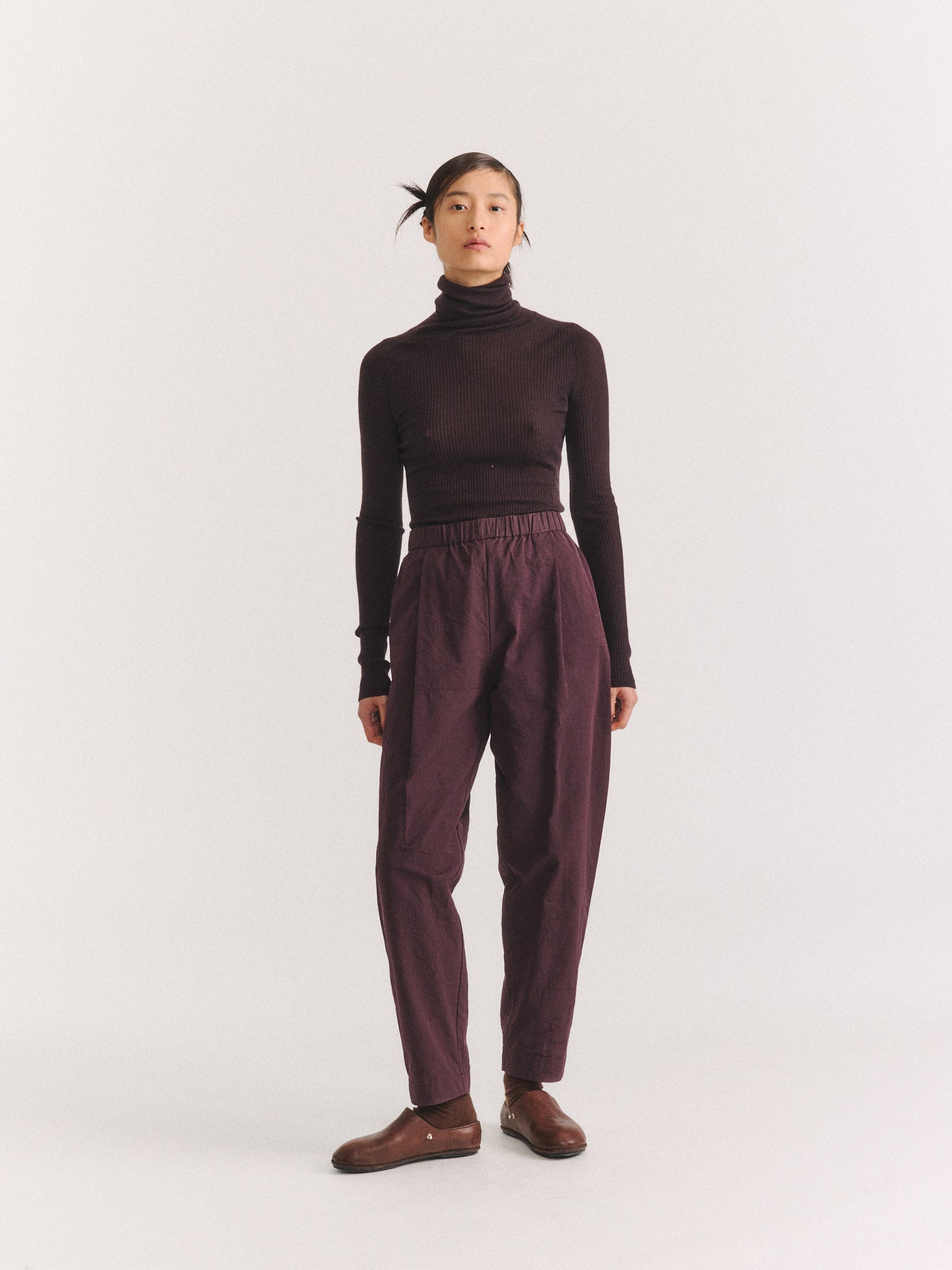VERGER  PANT - PAPER COT - EBONY