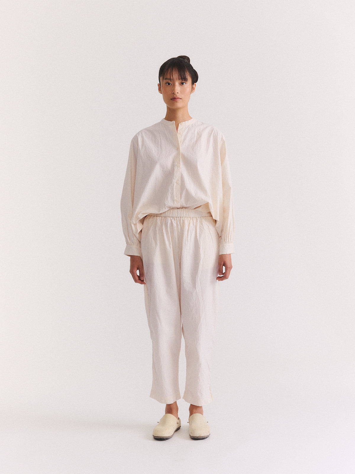 SIMPLE TIPPY PANT - H COT - NATURAL