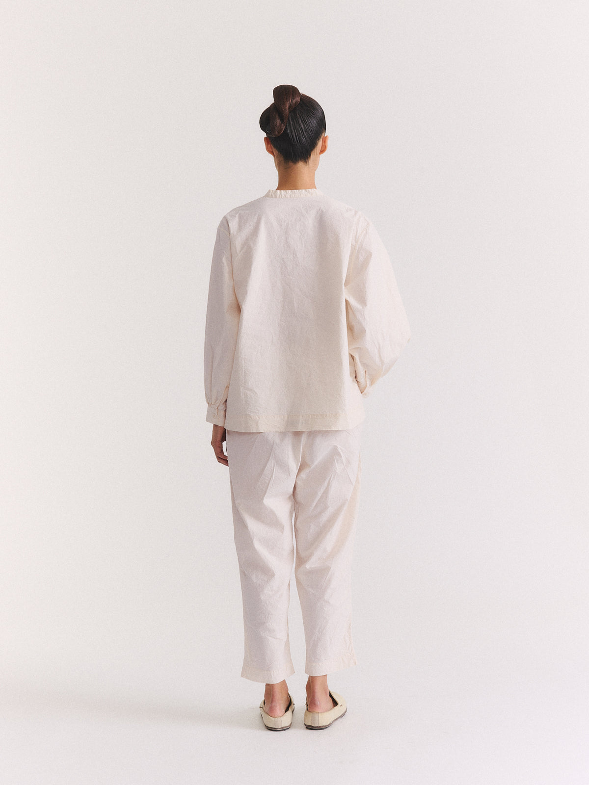 SIMPLE TIPPY PANT - H COT - NATURAL