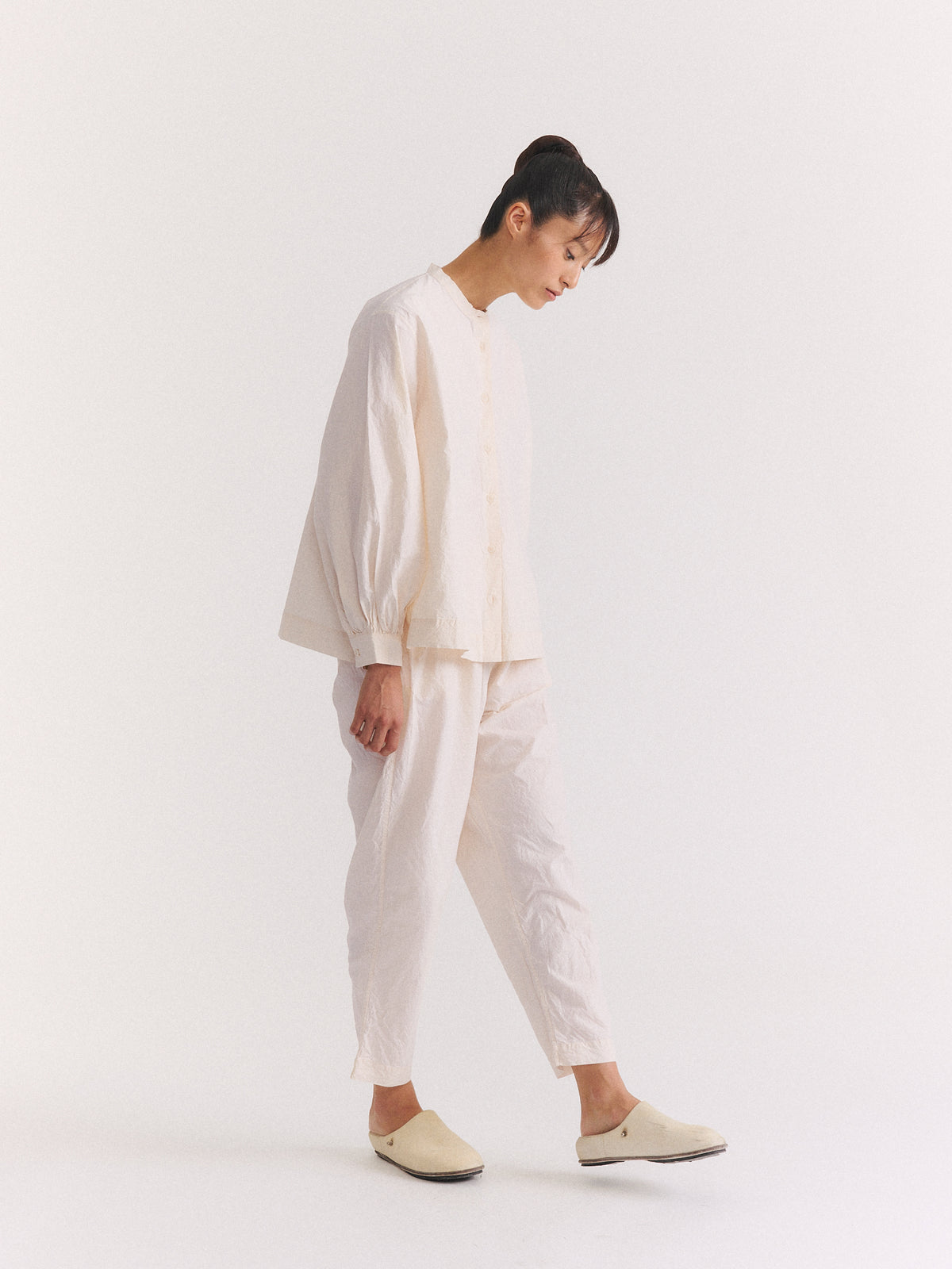 SIMPLE TIPPY PANT - H COT - NATURAL