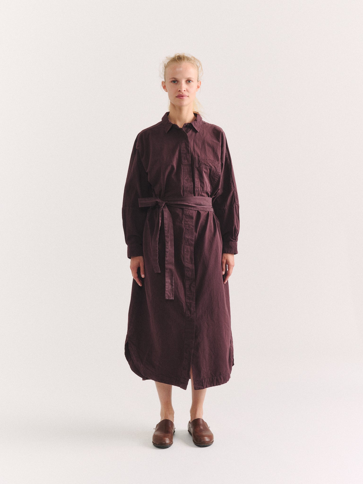 WAGA LS DRESS - PAPER COT - EBONY