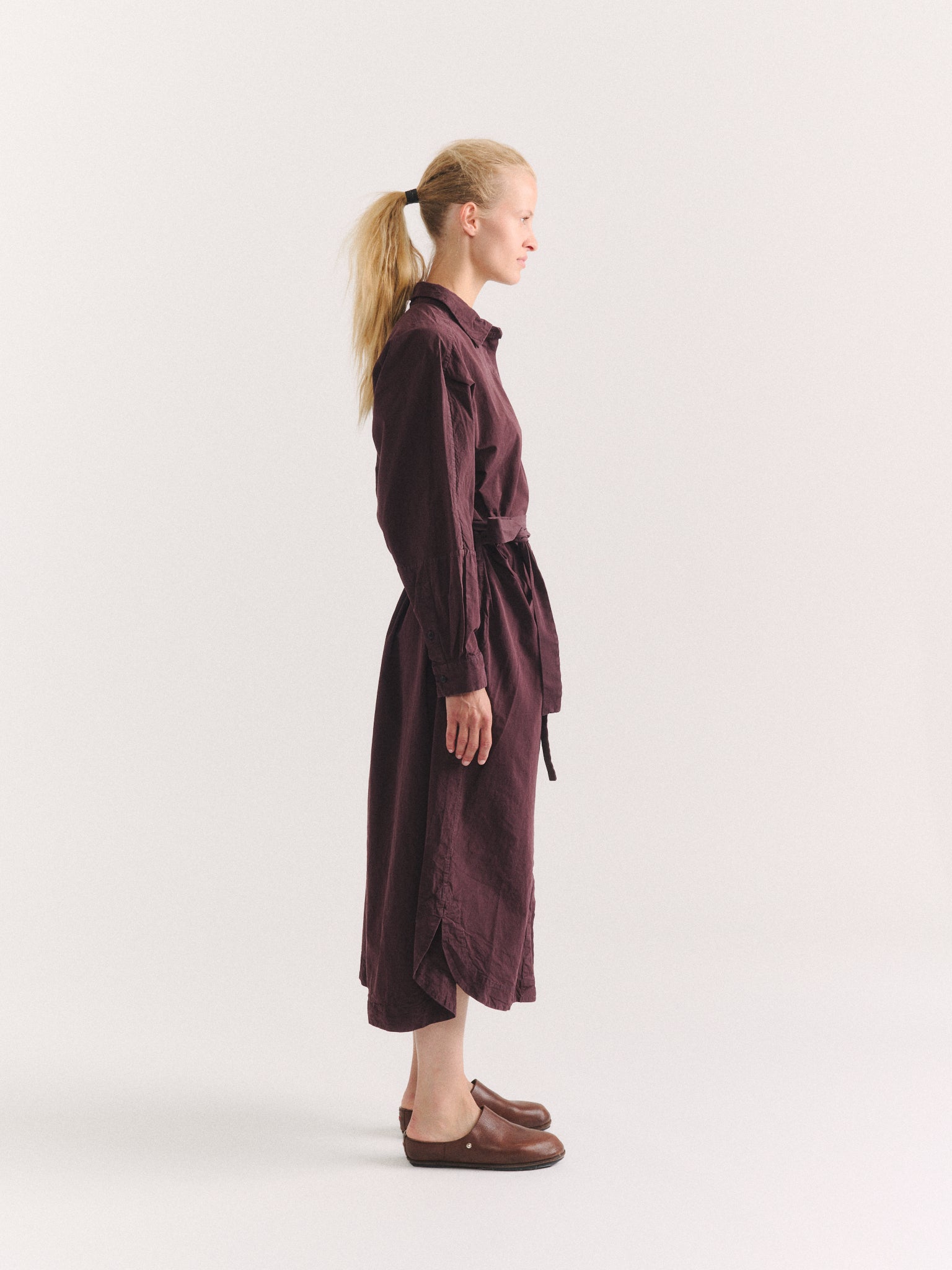 WAGA LS DRESS - PAPER COT - EBONY