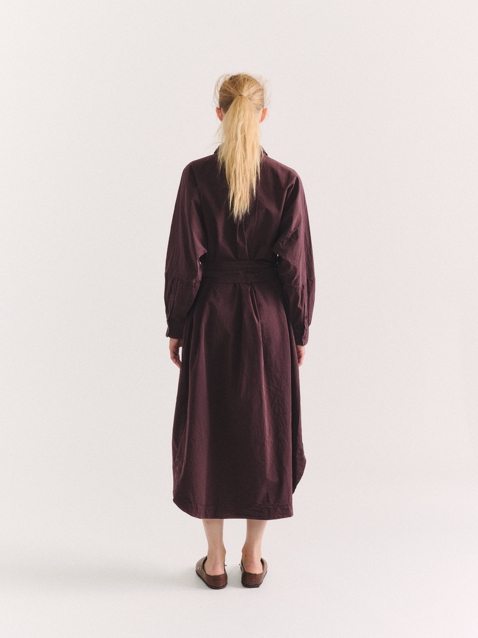 WAGA LS DRESS - PAPER COT - EBONY