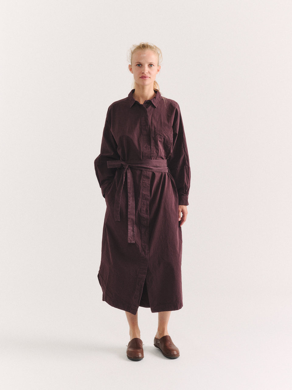 WAGA LS DRESS - PAPER COT - EBONY