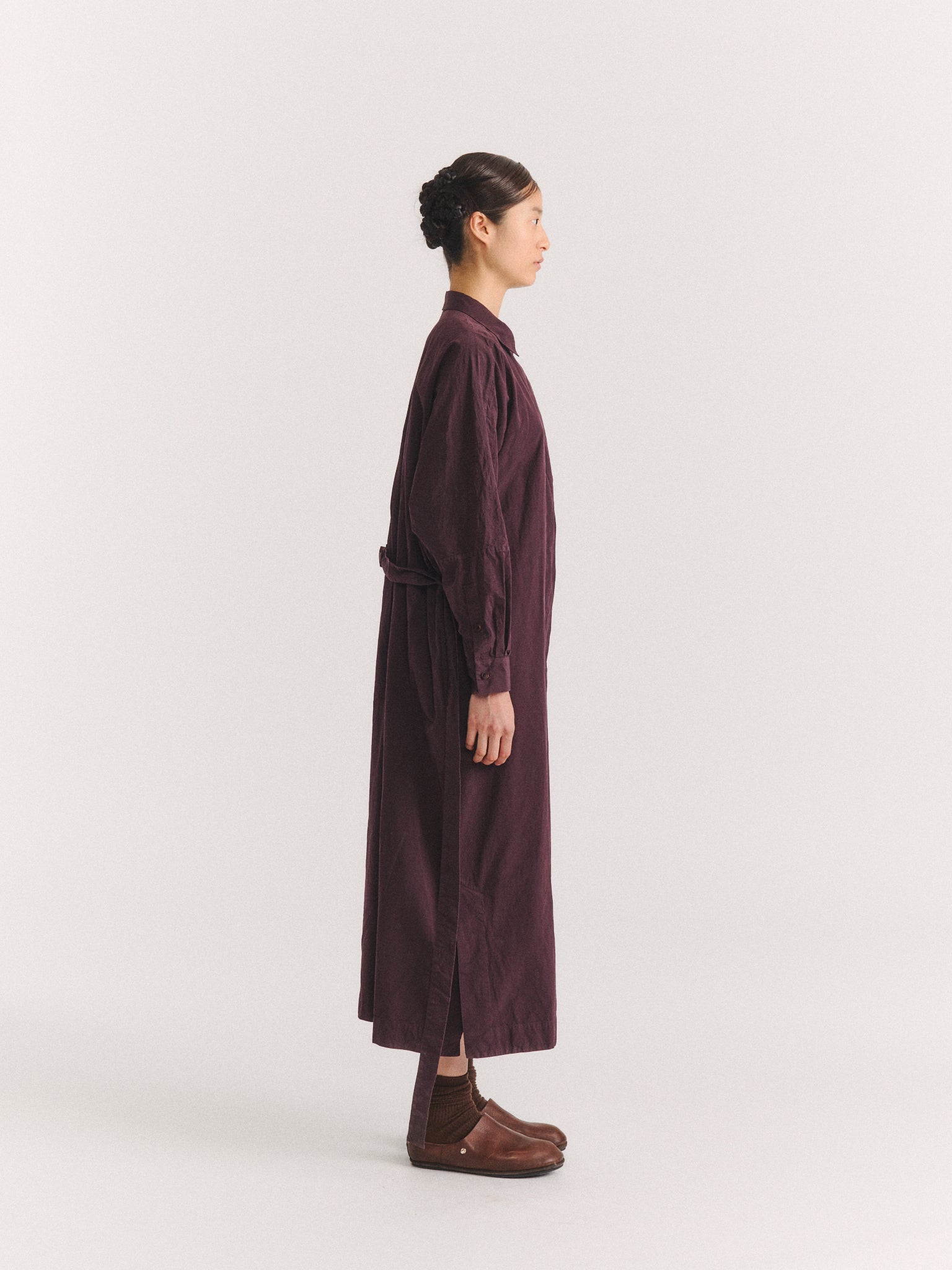 WAGA LS DRESS - PAPER COT - EBONY