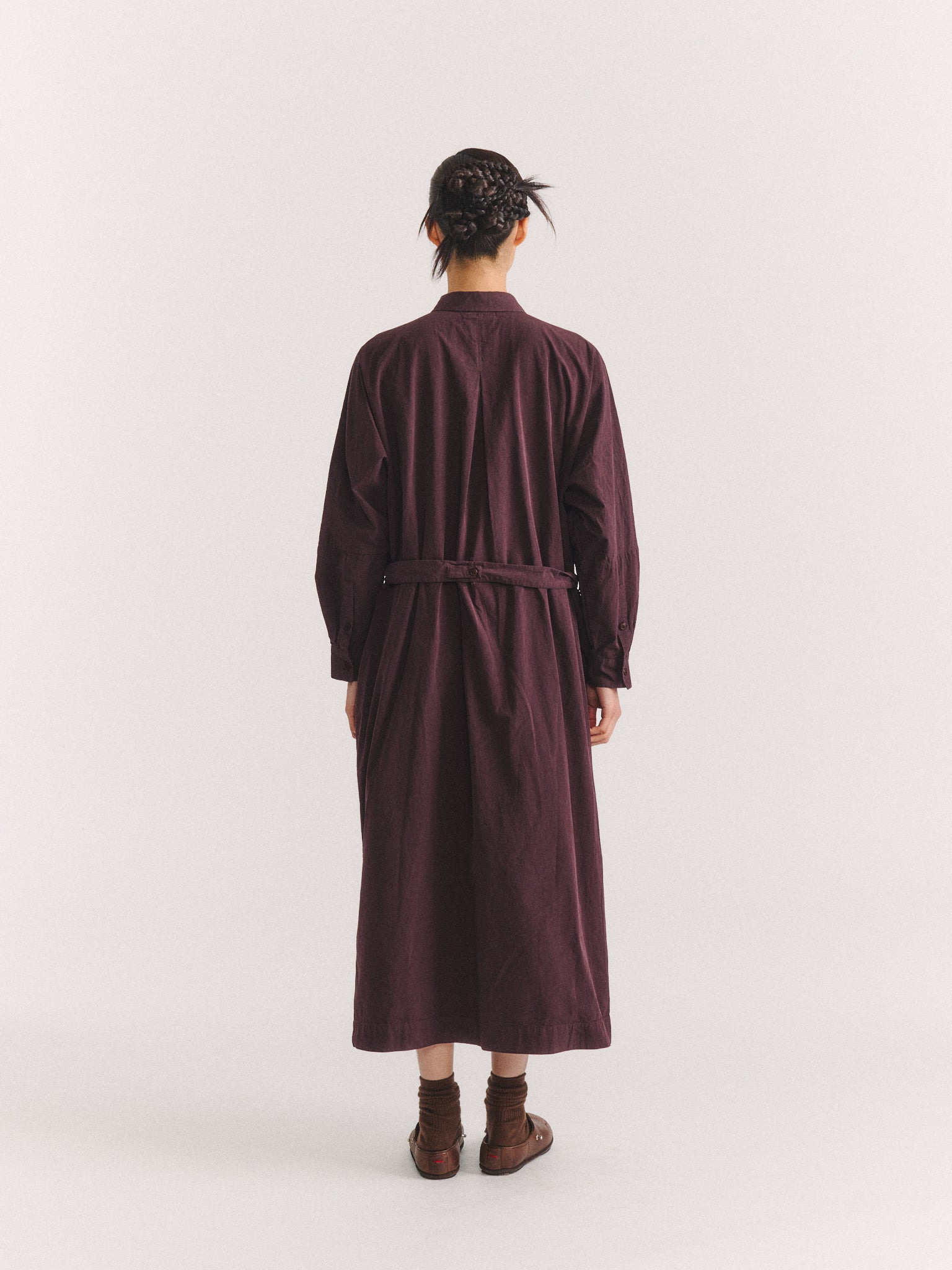 WAGA LS DRESS - PAPER COT - EBONY