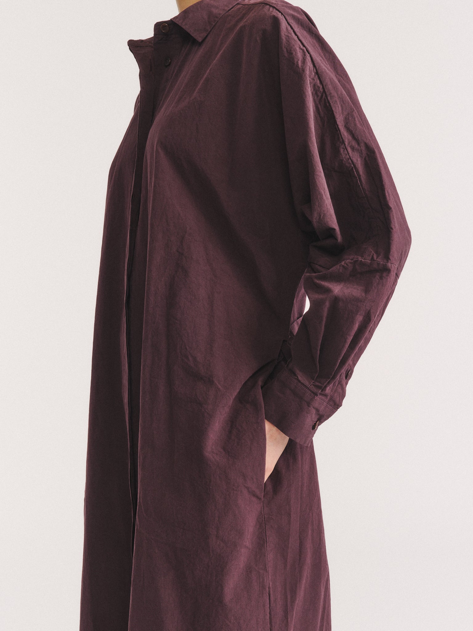 WAGA LS DRESS - PAPER COT - EBONY