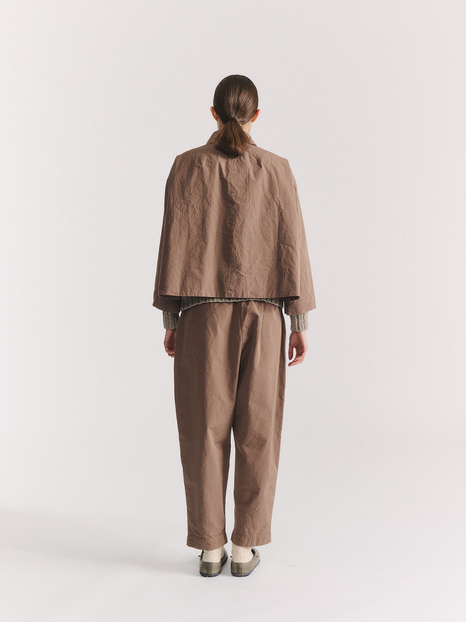 DRAYS JACKET - PAPER COT - CLAY