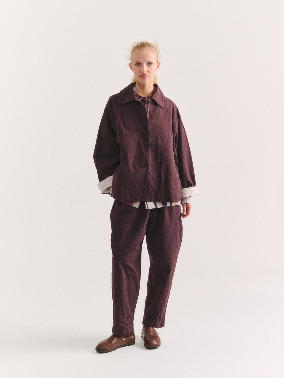 DRAYS JACKET - PAPER COT - EBONY