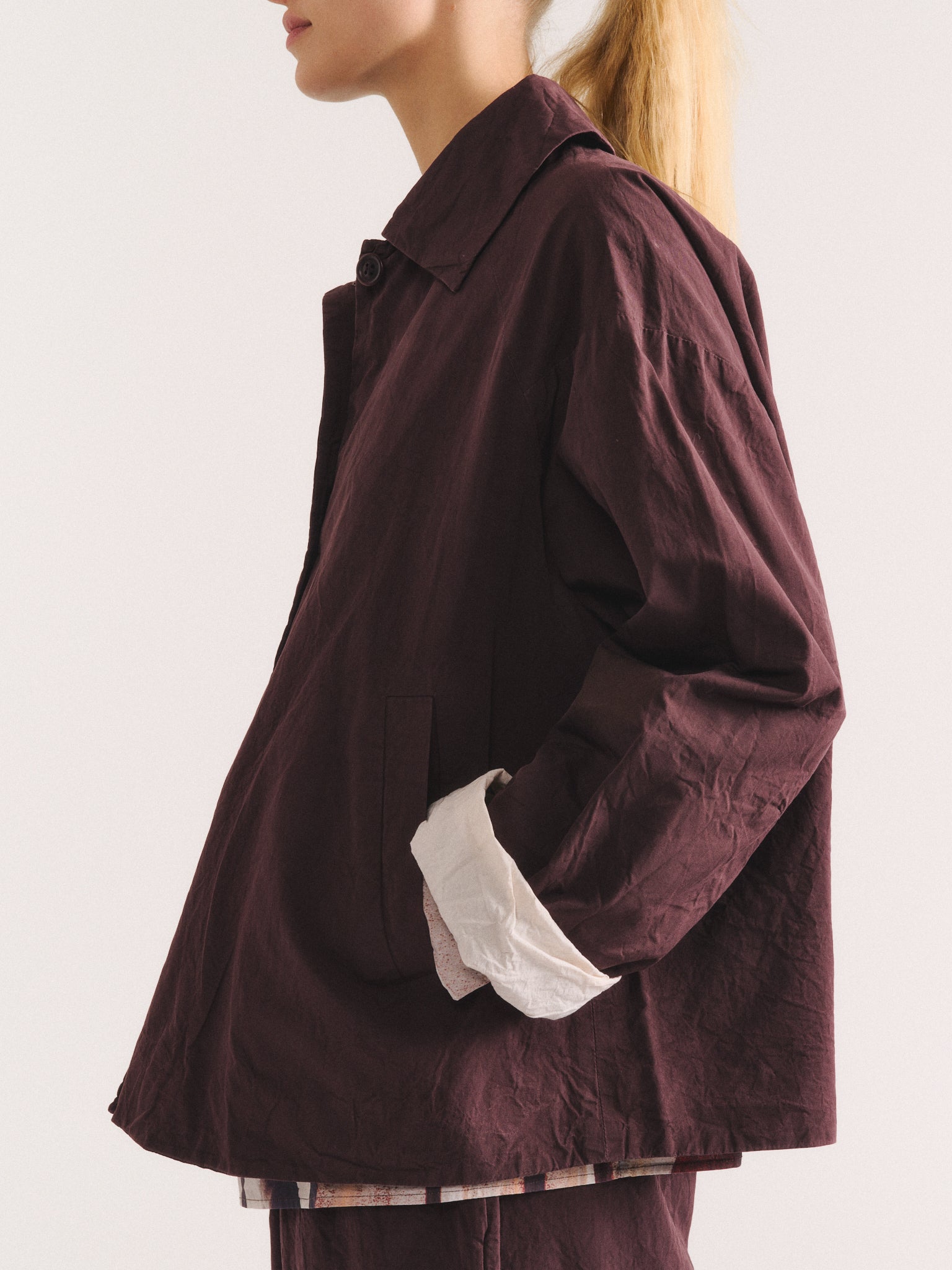 DRAYS JACKET - PAPER COT - EBONY