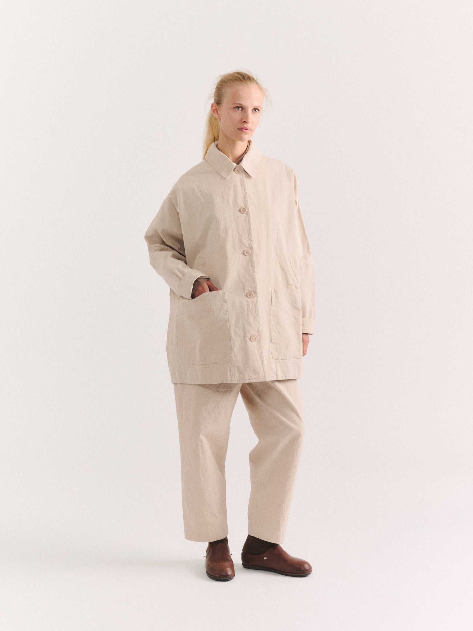 VESTE TATIANA - DOUBLE COTON - FOAM