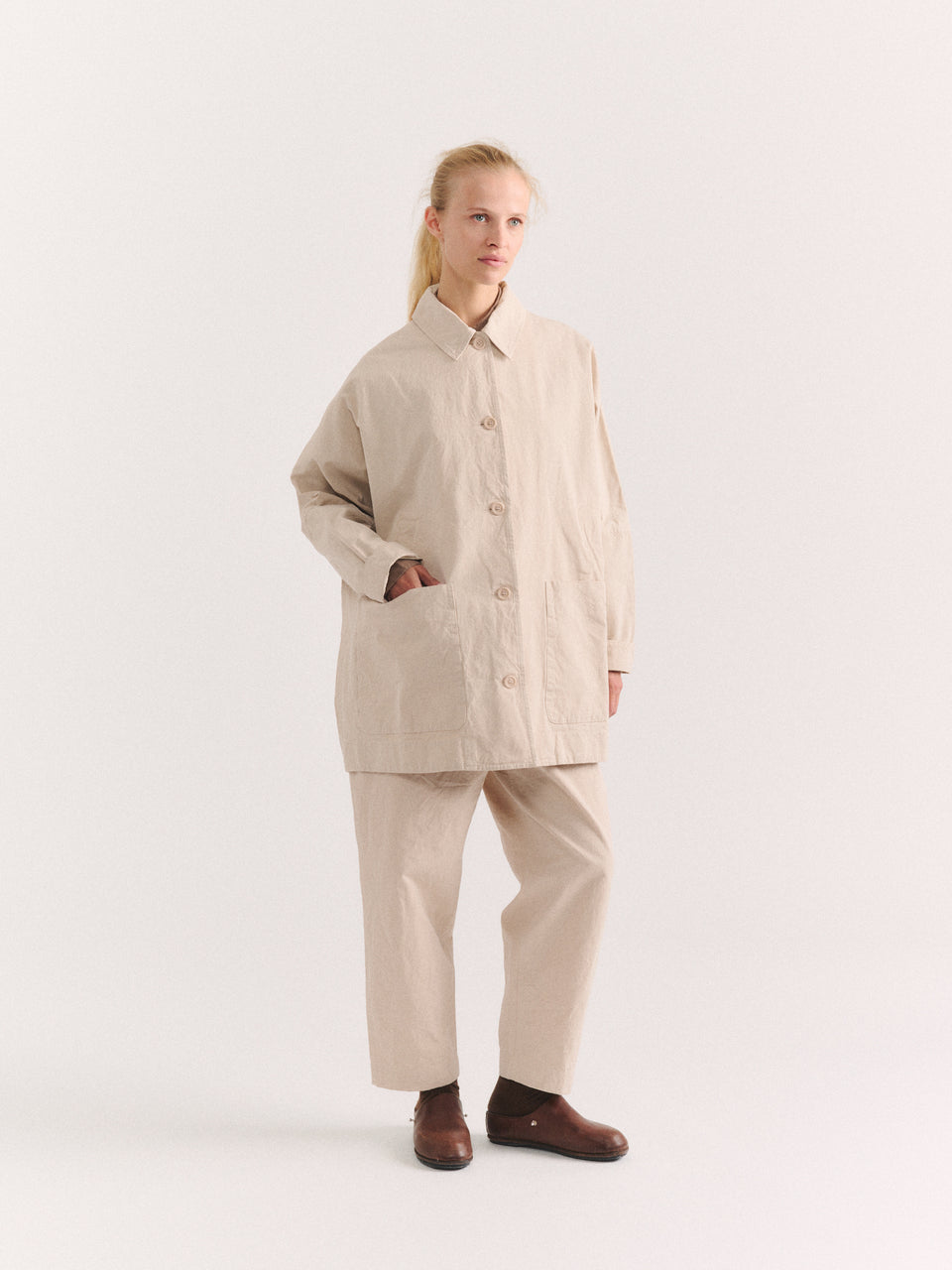 TATIANA JACKET - DOUBLE COT - FOAM