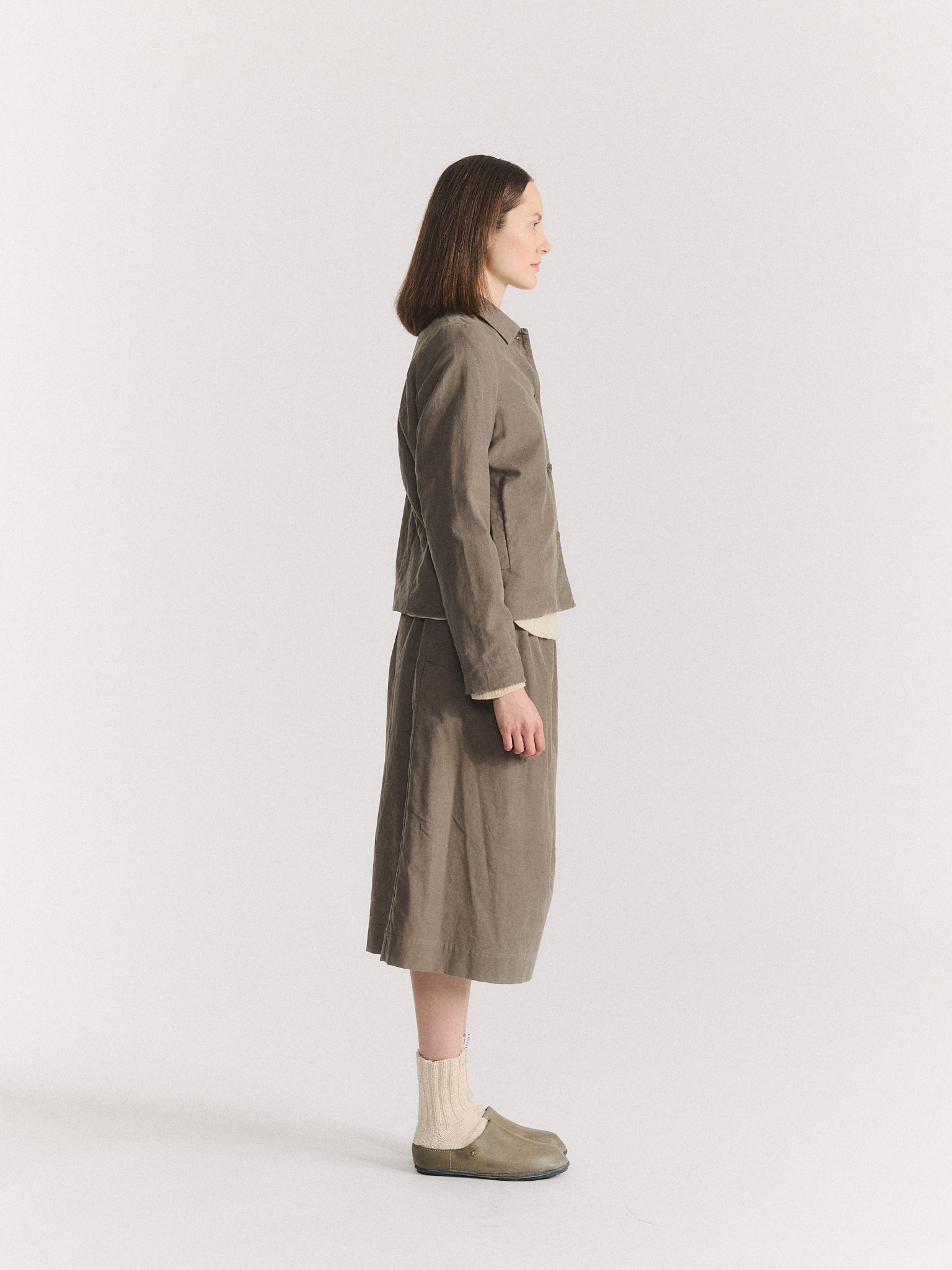 PWET JACKET - PIN CORD - LIGHT KHAKI