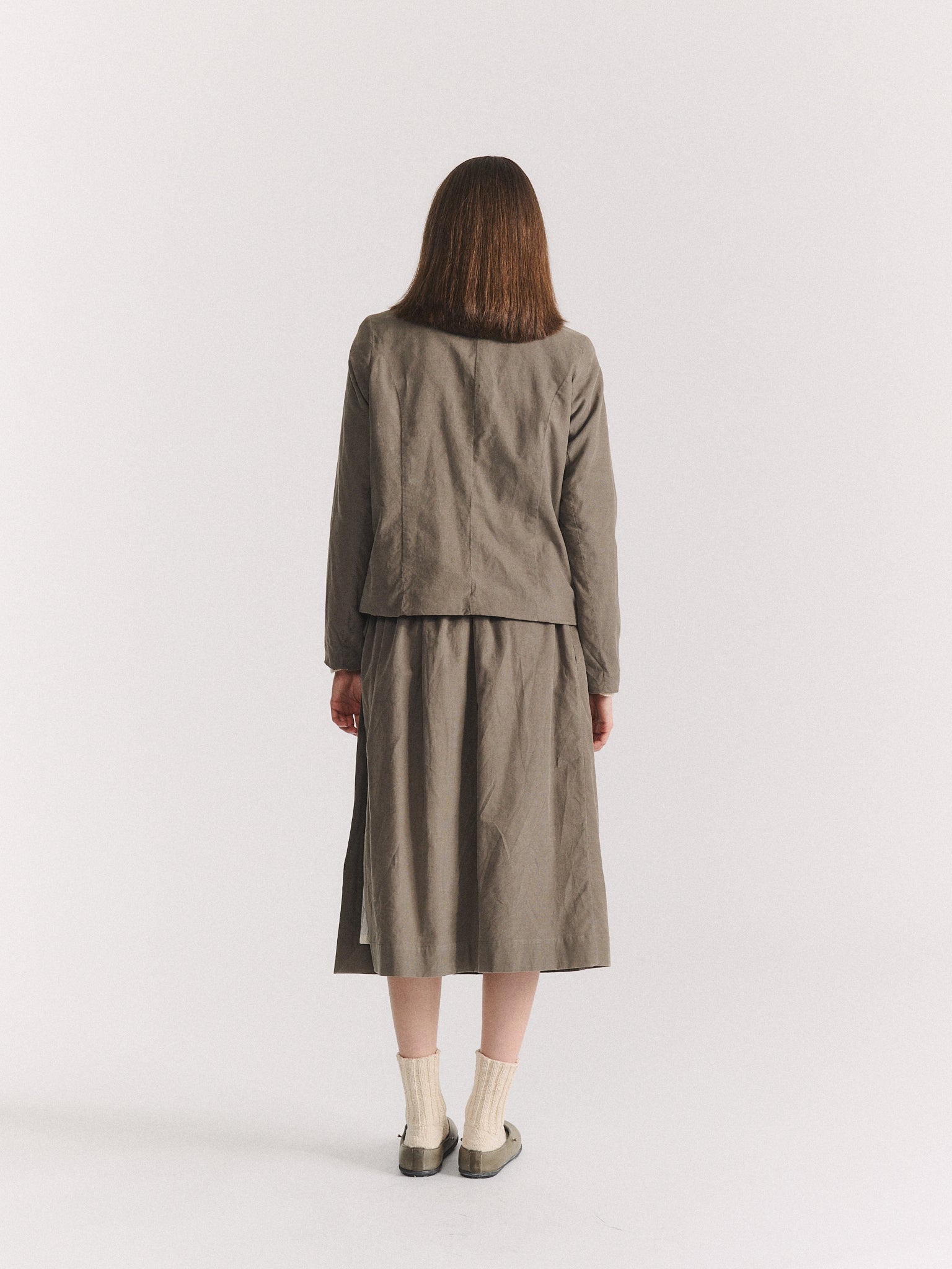 PWET JACKET - PIN CORD - LIGHT KHAKI