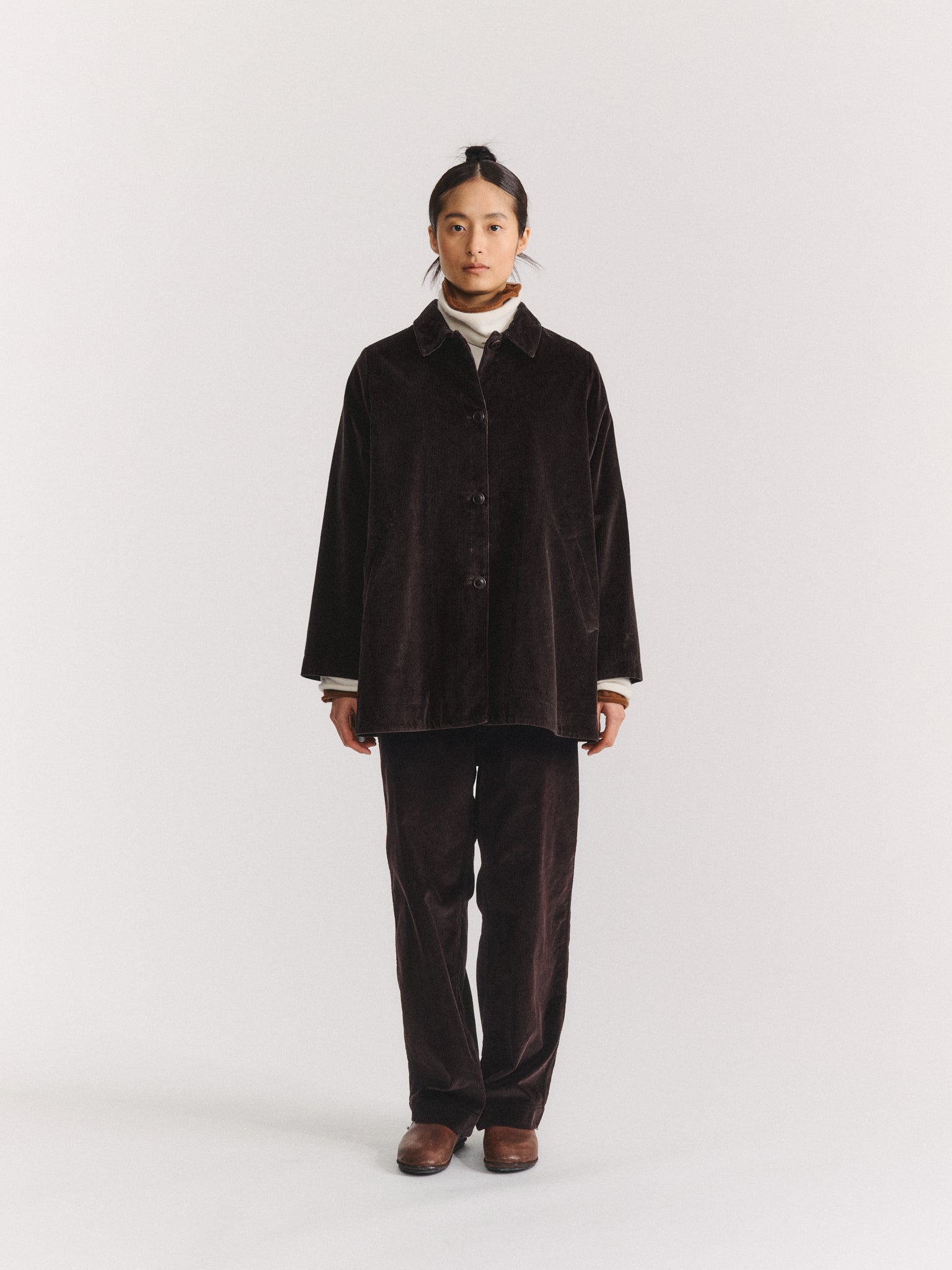 SOLEIL JACKET - H CORD - BROWN