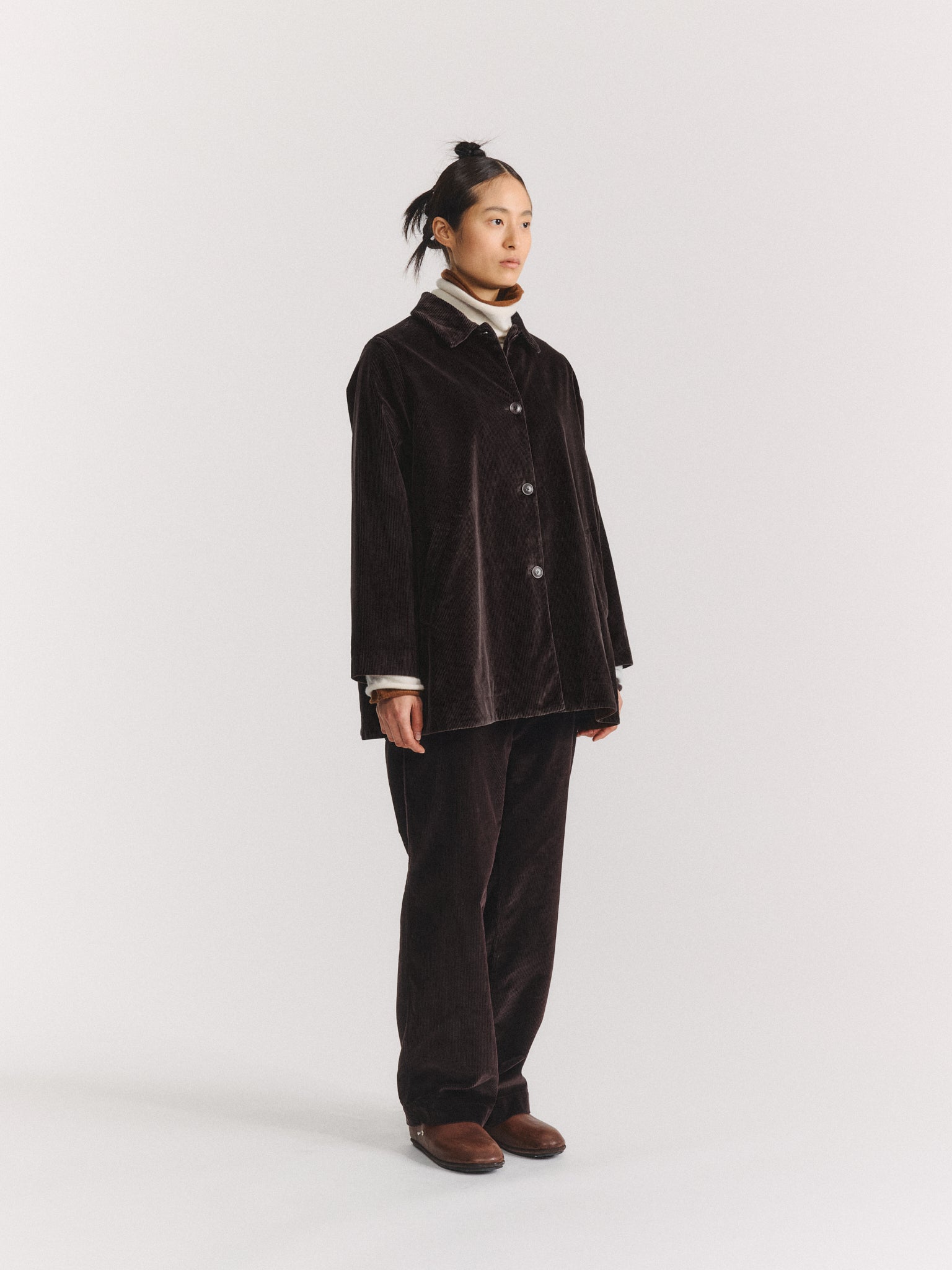 SOLEIL JACKET - H CORD - BROWN