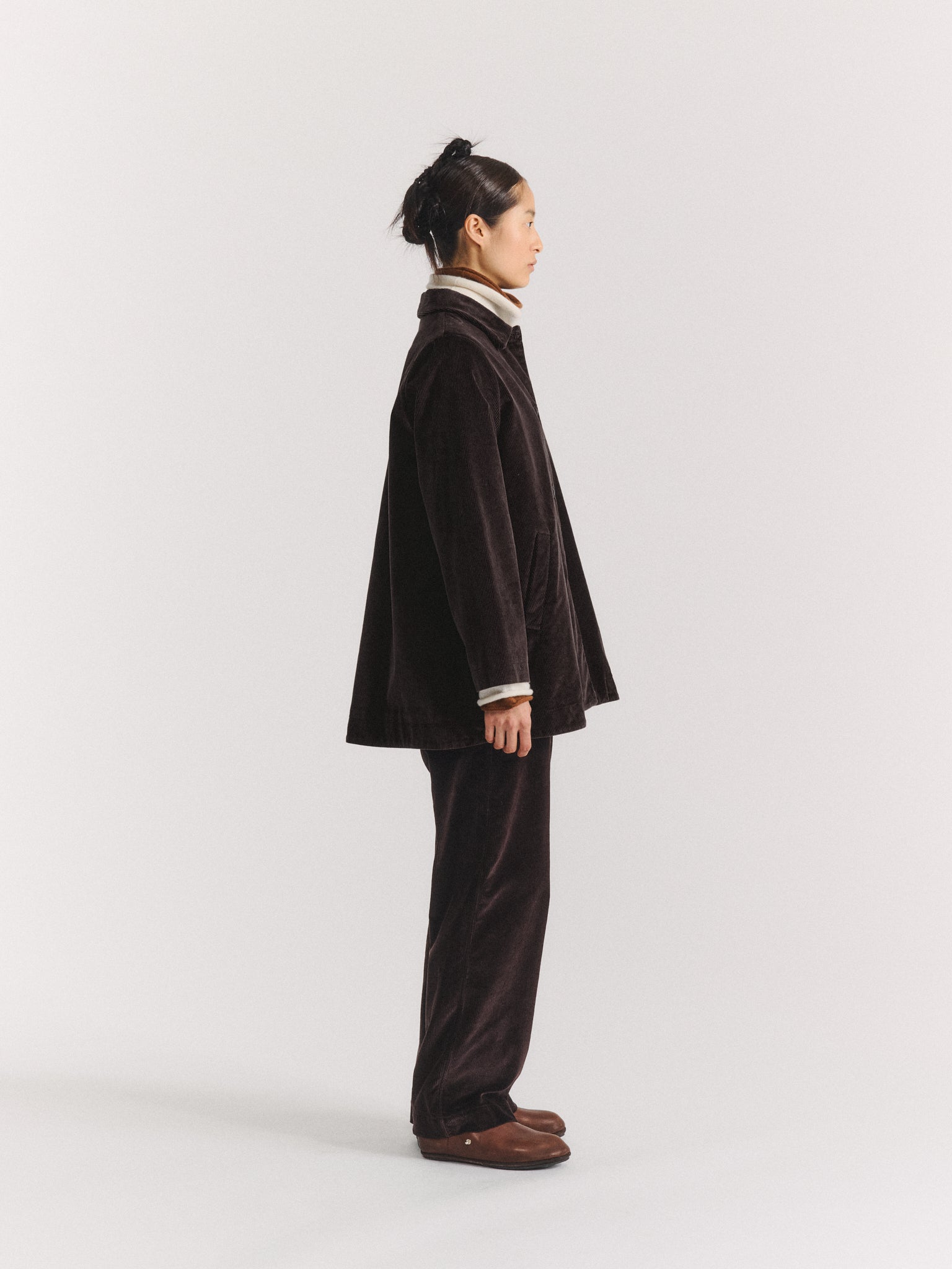 SOLEIL JACKET - H CORD - BROWN