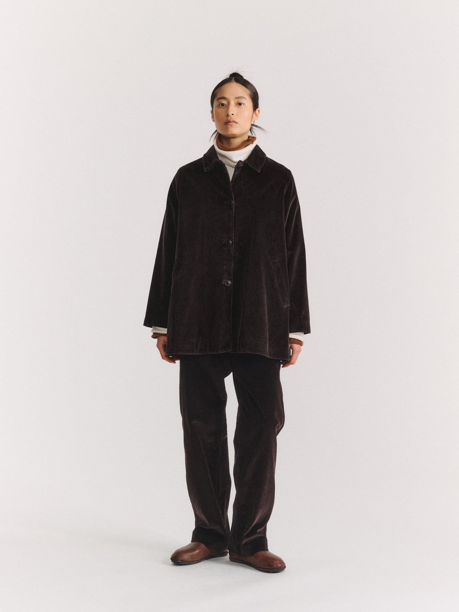 SOLEIL JACKET - H CORD - BROWN