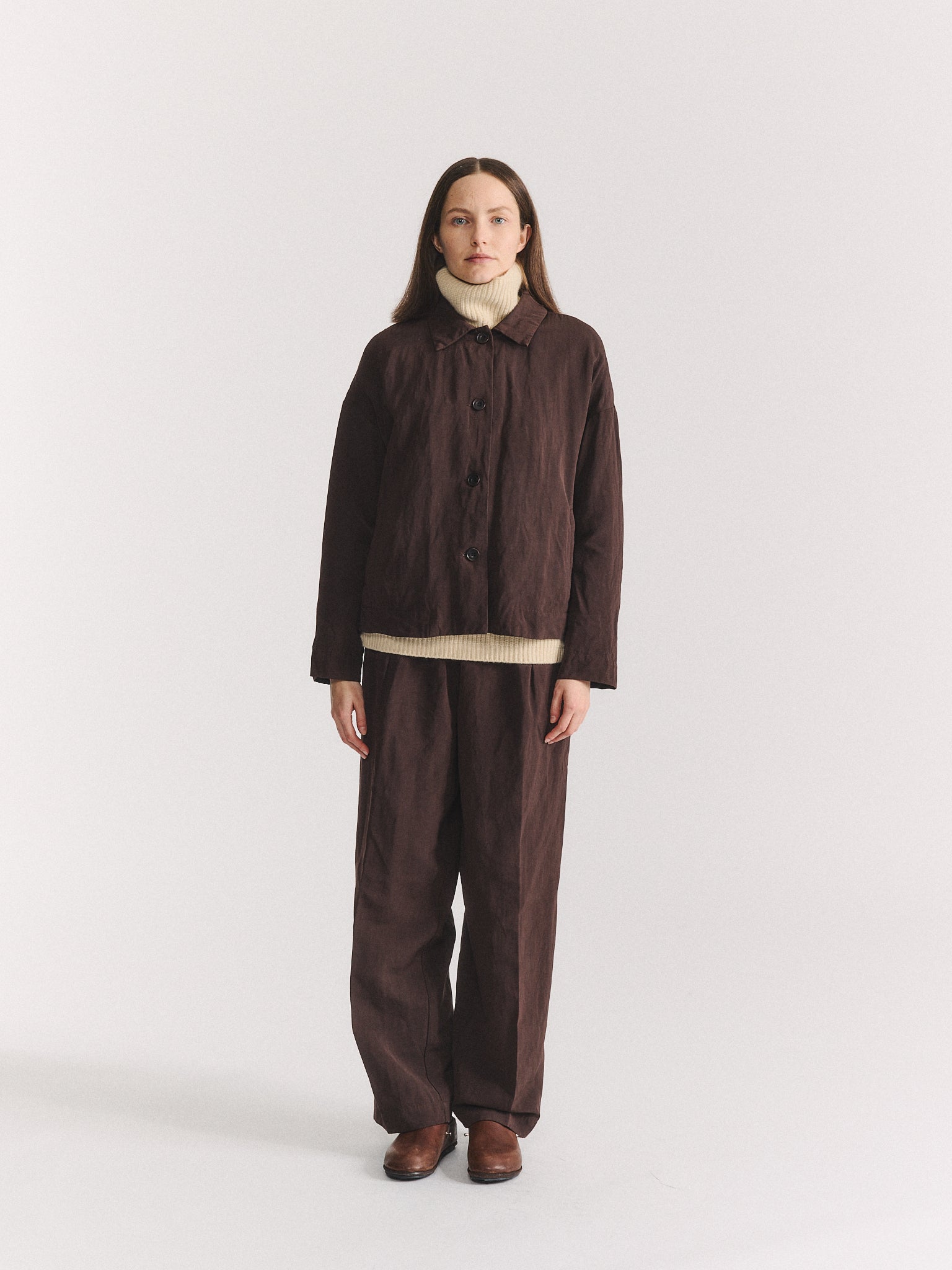 JULIETTE JACKET - DRY WOOL - BUNGA