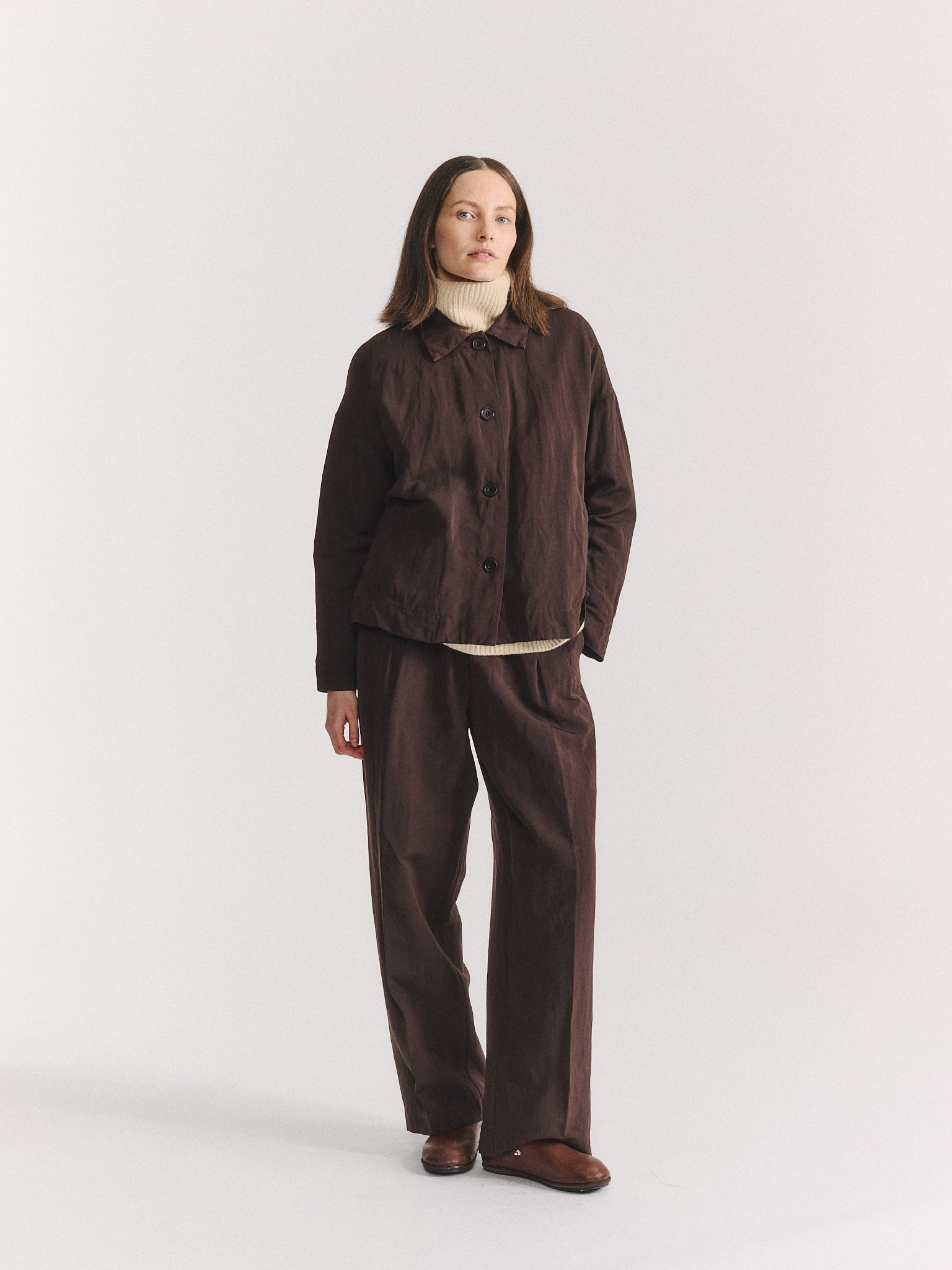 JULIETTE JACKET - DRY WOOL - BUNGA
