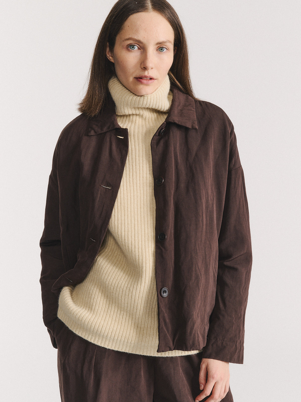 JULIETTE JACKET - DRY WOOL - BUNGA