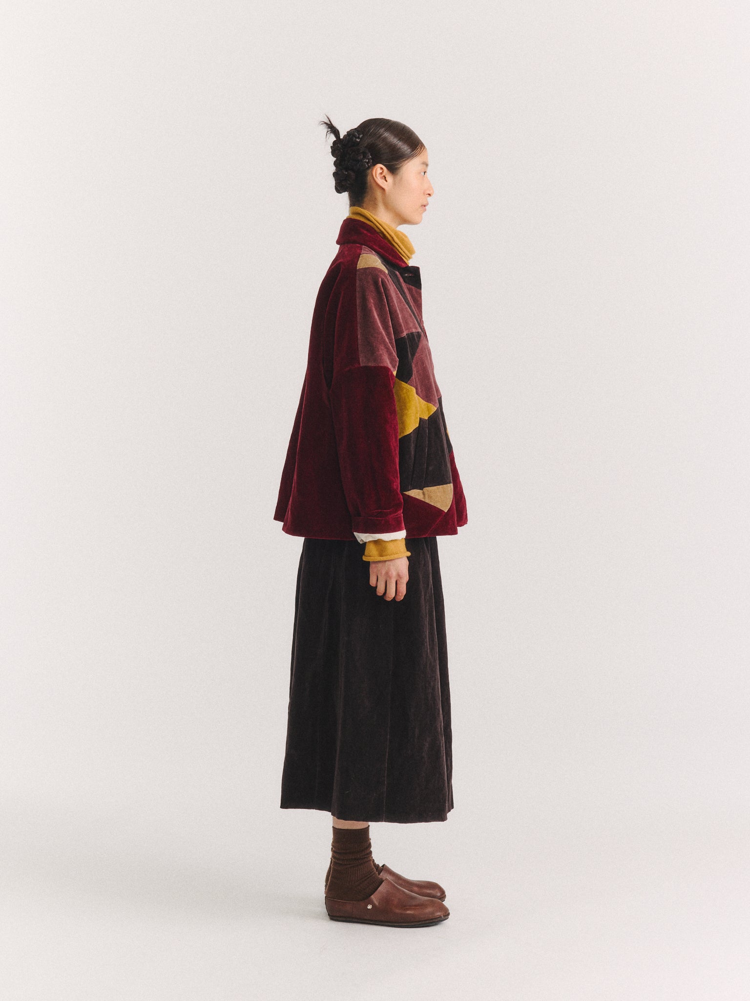 PATCHWORK SUN JACKET - MID VELVET - MIXED COLORS