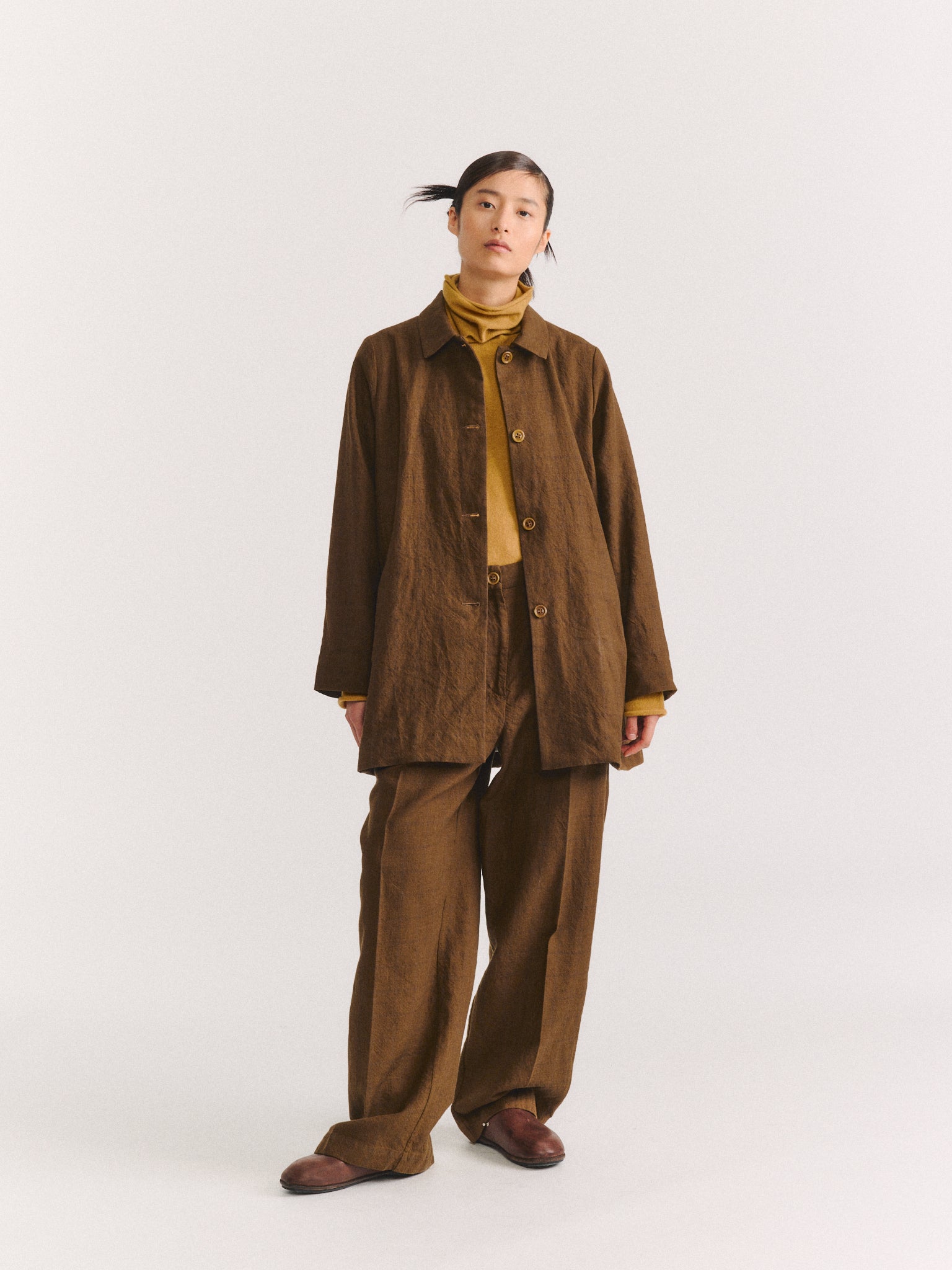 SOLEIL JACKET - WASHED WOOL - AS IS