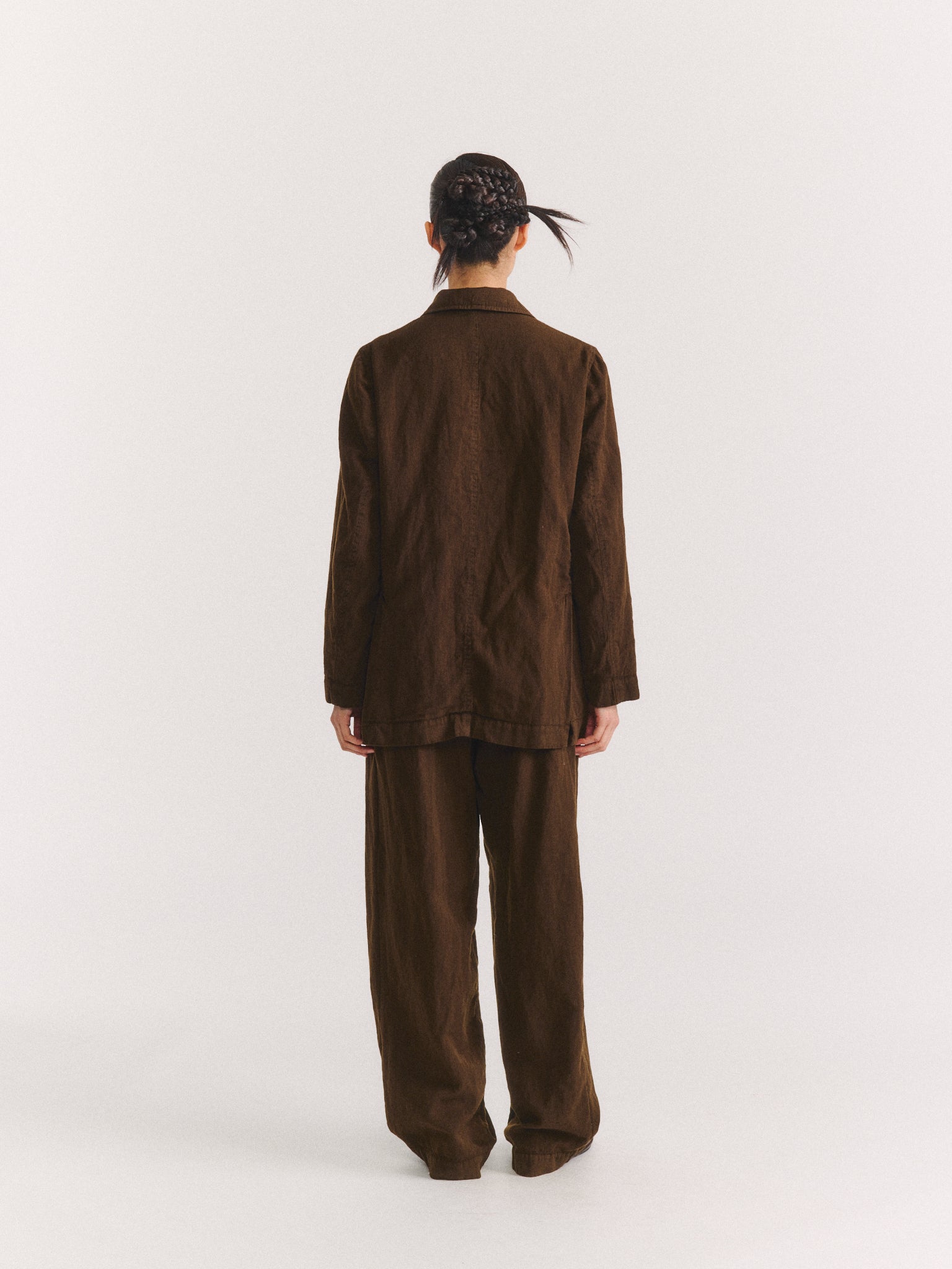 LONG VAL JACKET - WOOLIN - BROWN