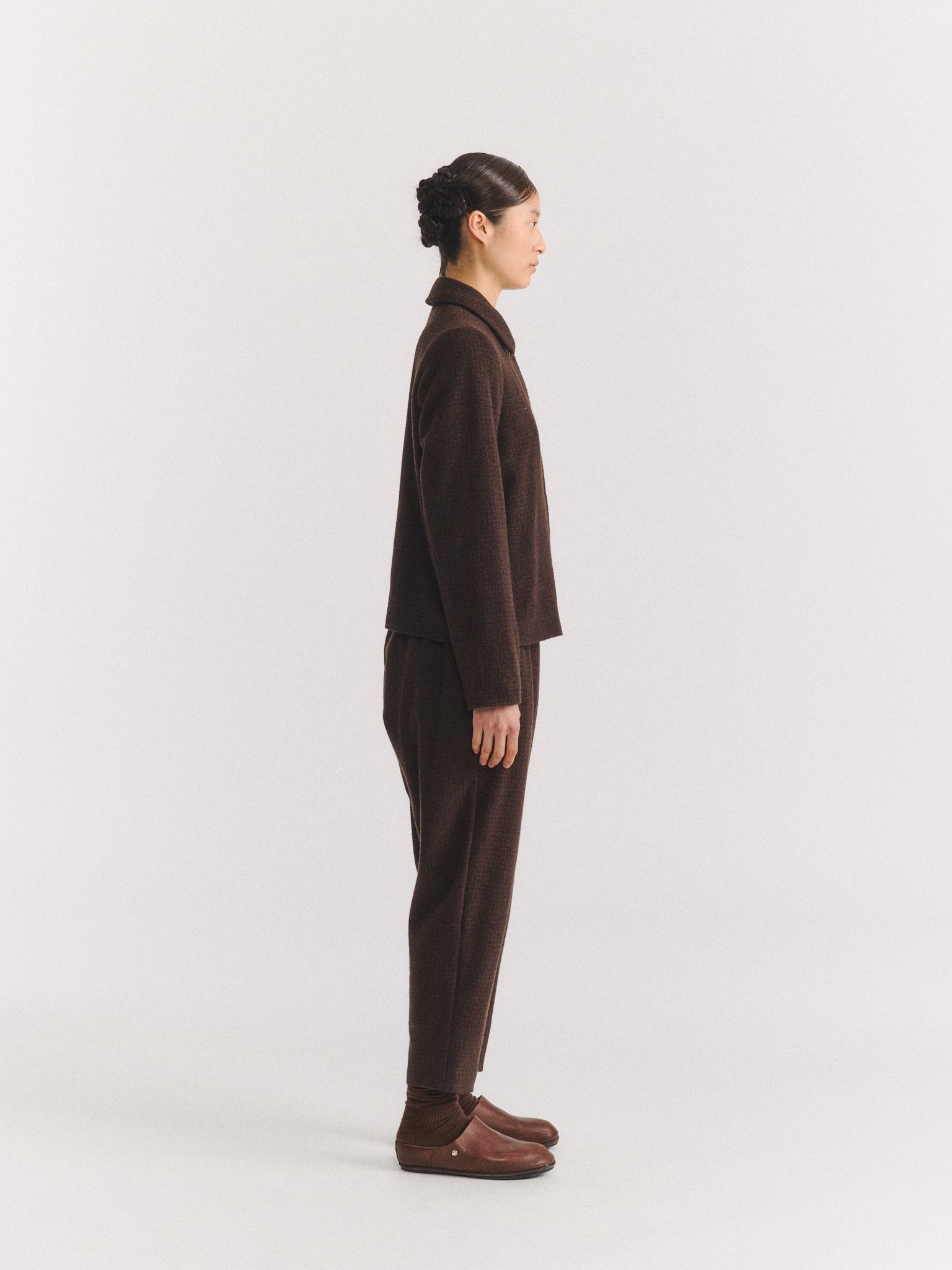 ZWAG PANT - PIN CHECK - BROWN CHECK