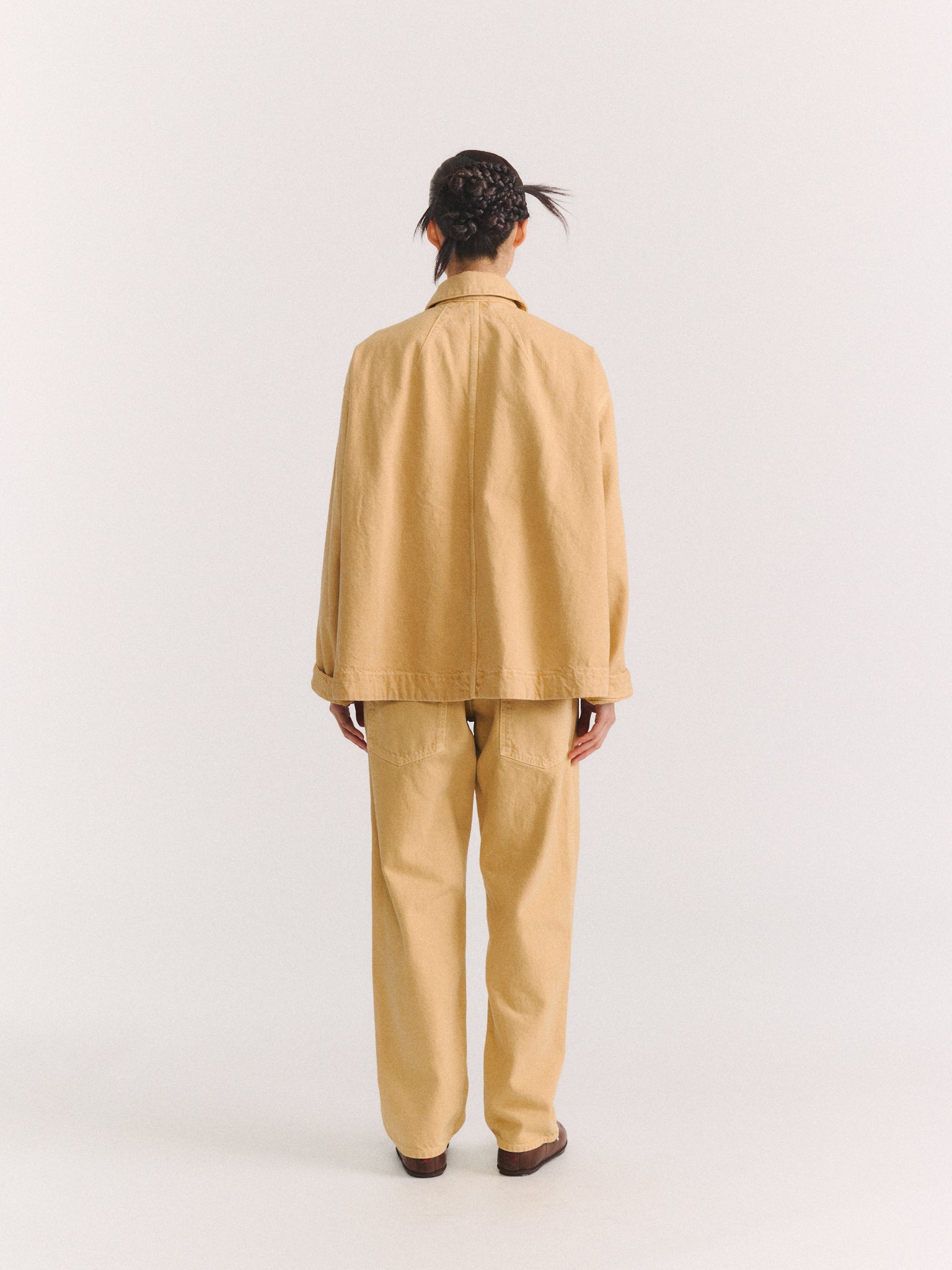 DRAYS TRAVAIL DENIM JACKET - H DENIM - DUNE