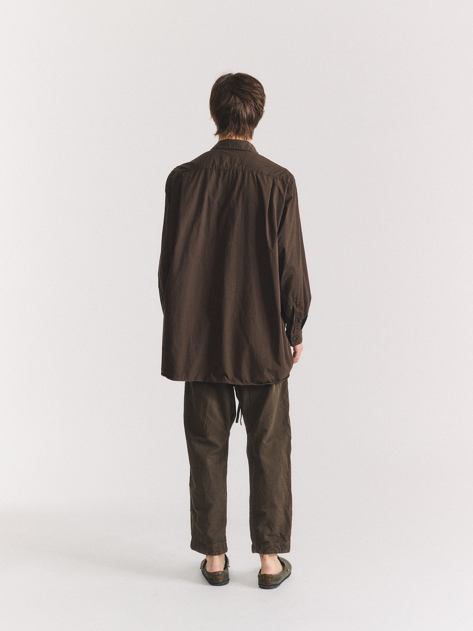 IKLA POCKET SHIRT - L COT - EARTH