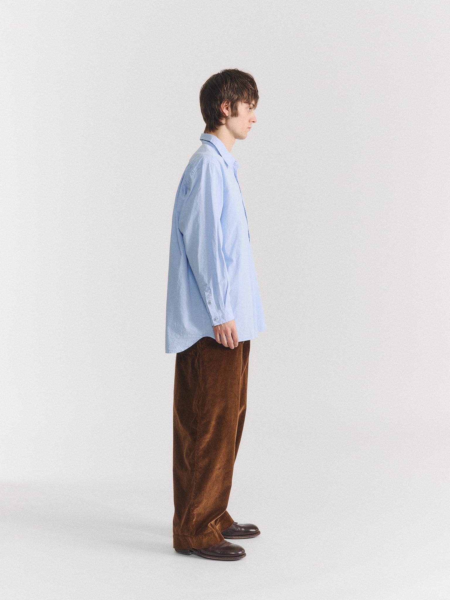 IKLA SHIRT - PAPER COT - GLACIER