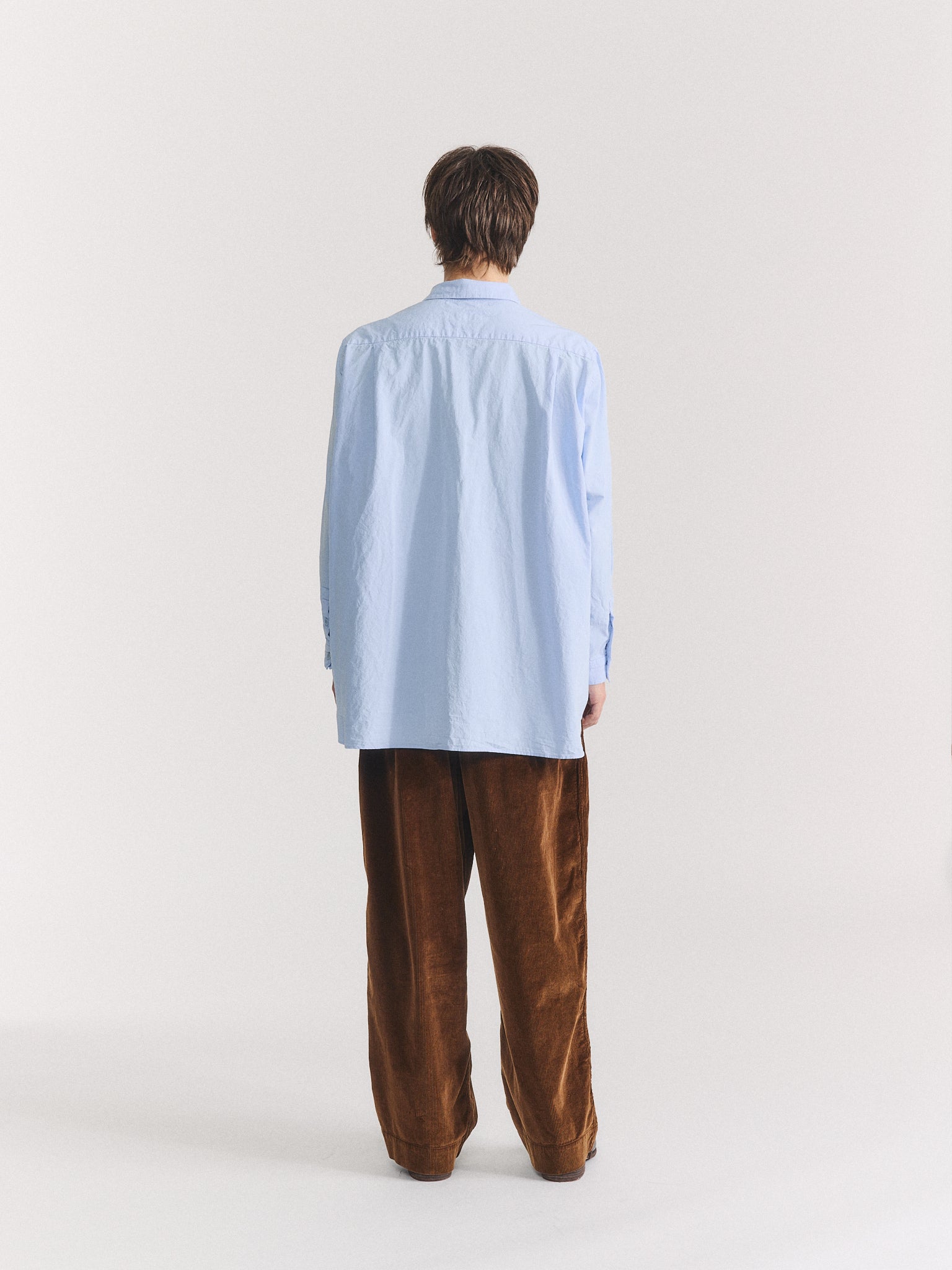 IKLA SHIRT - PAPER COT - GLACIER