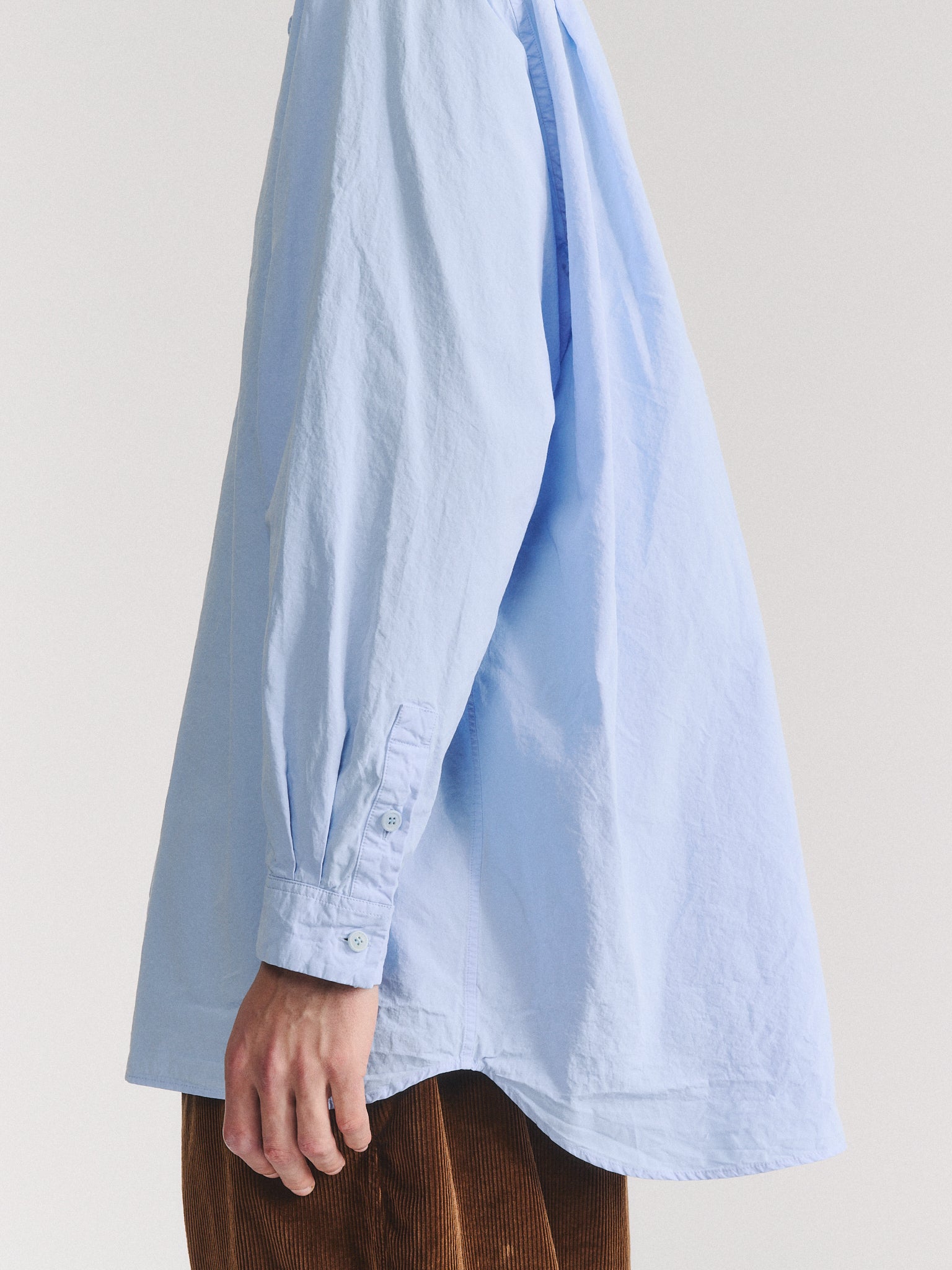 IKLA SHIRT - PAPER COT - GLACIER