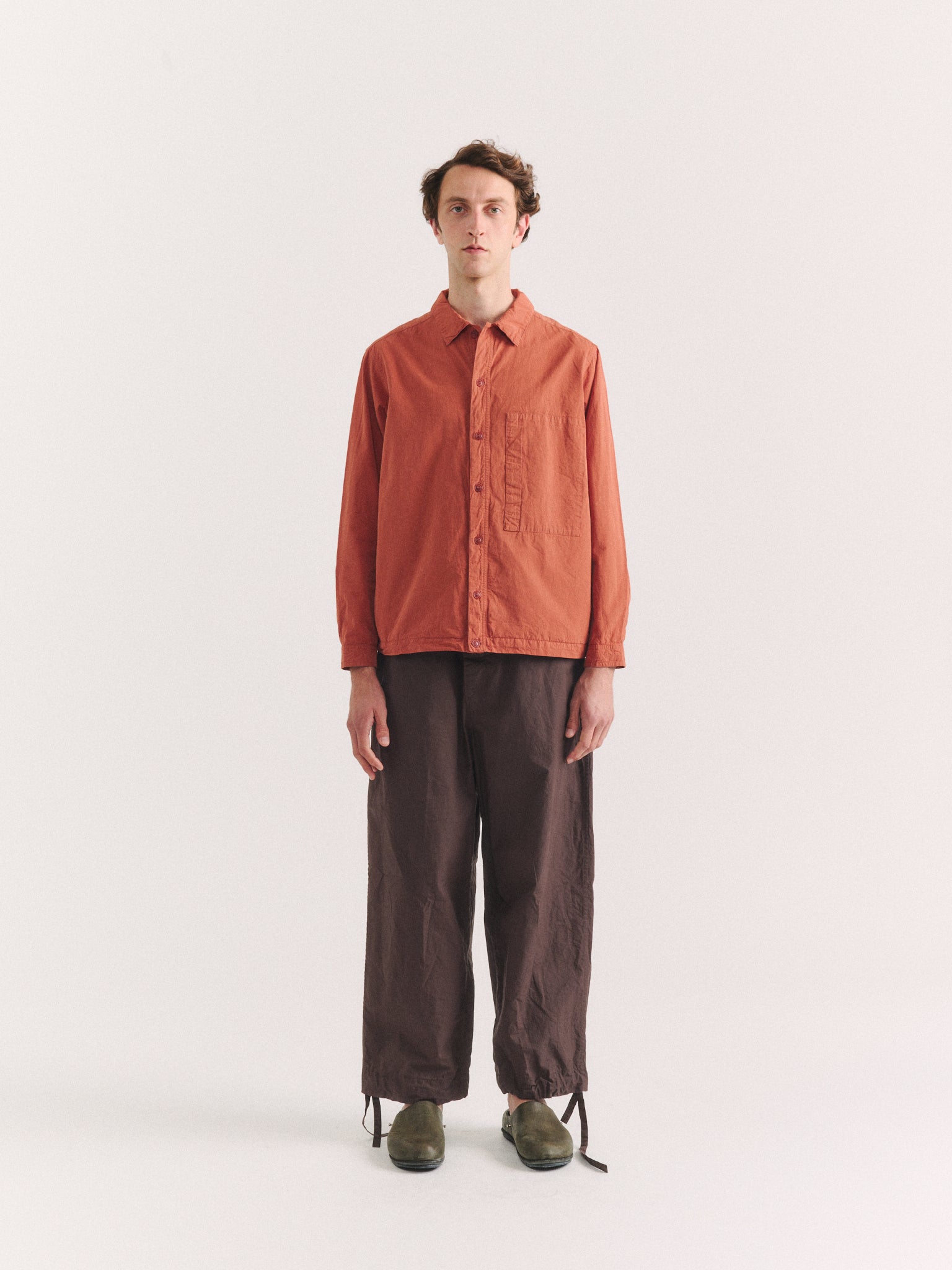 NEW FABU SHIRT - PAPER COT - BRICK