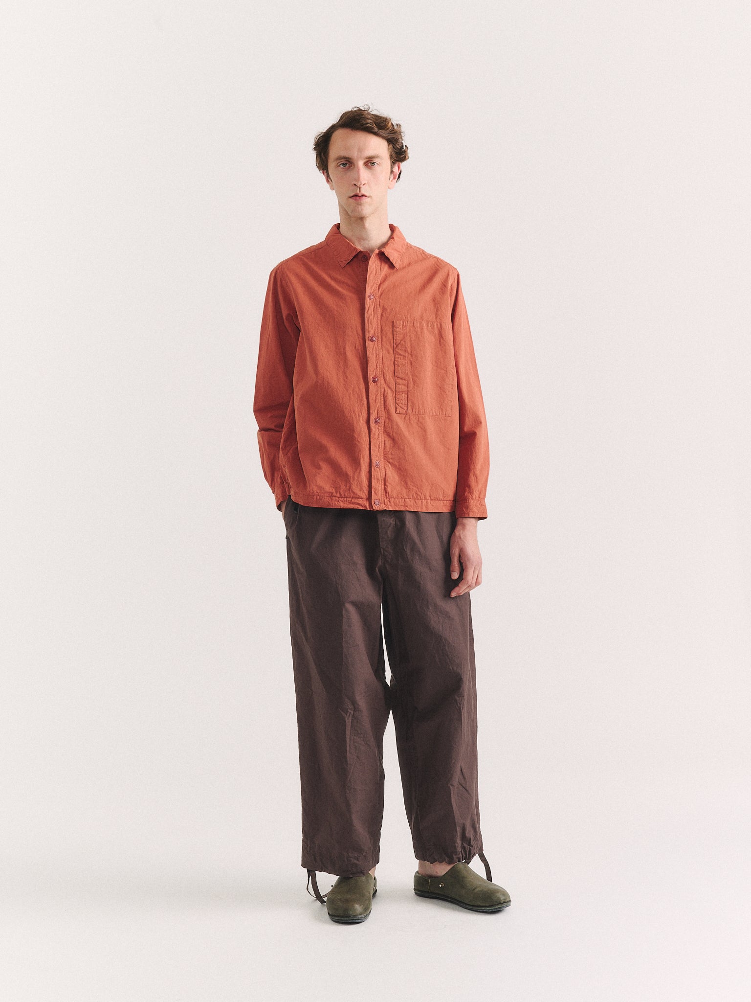 NEW FABU SHIRT - PAPER COT - BRICK